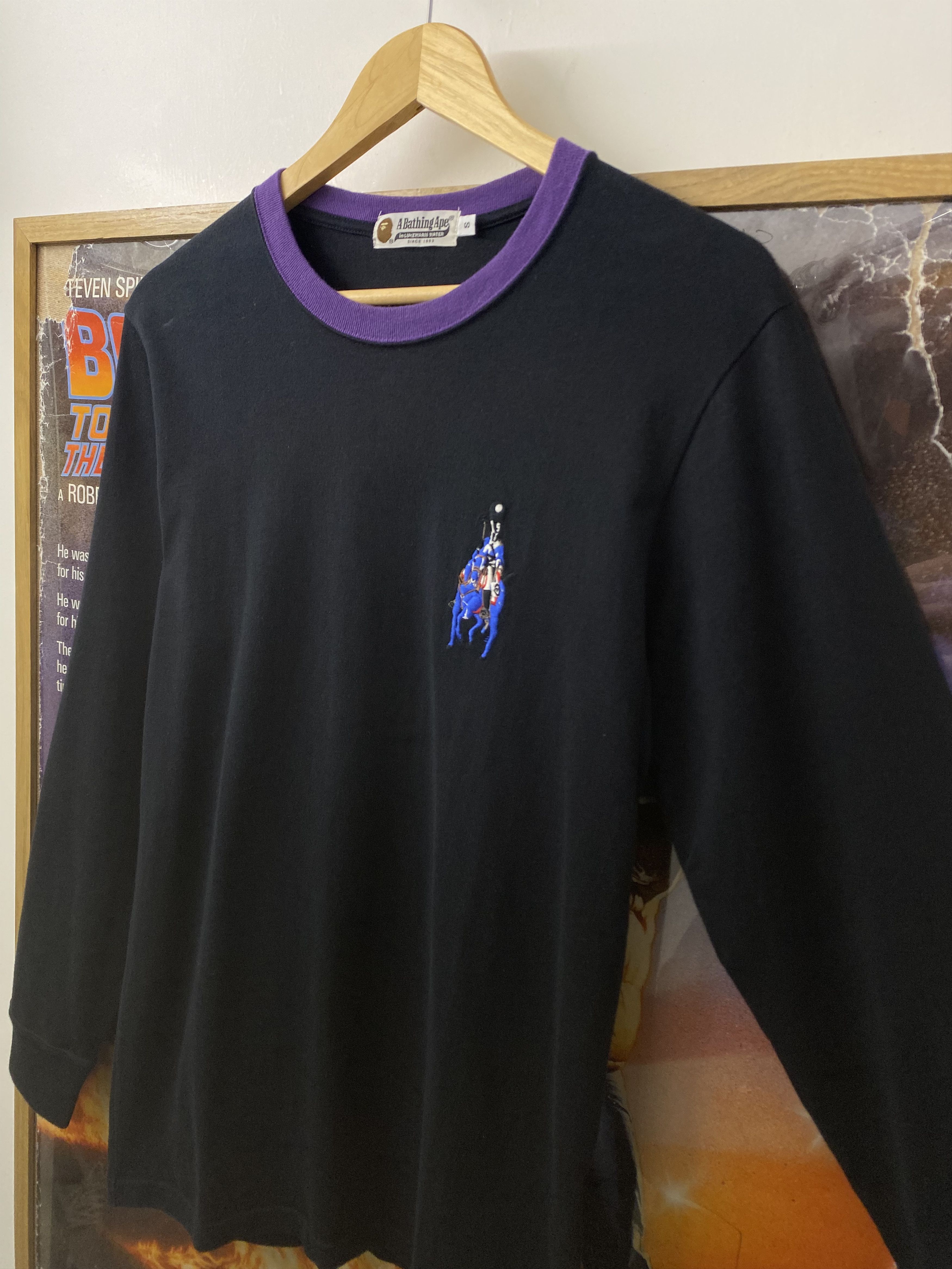 Bape 10s Bape Polo Ralph Lauren Parody Long Sleeve T Shirt Size US S / EU 44-46 / 1 - 5 Thumbnail