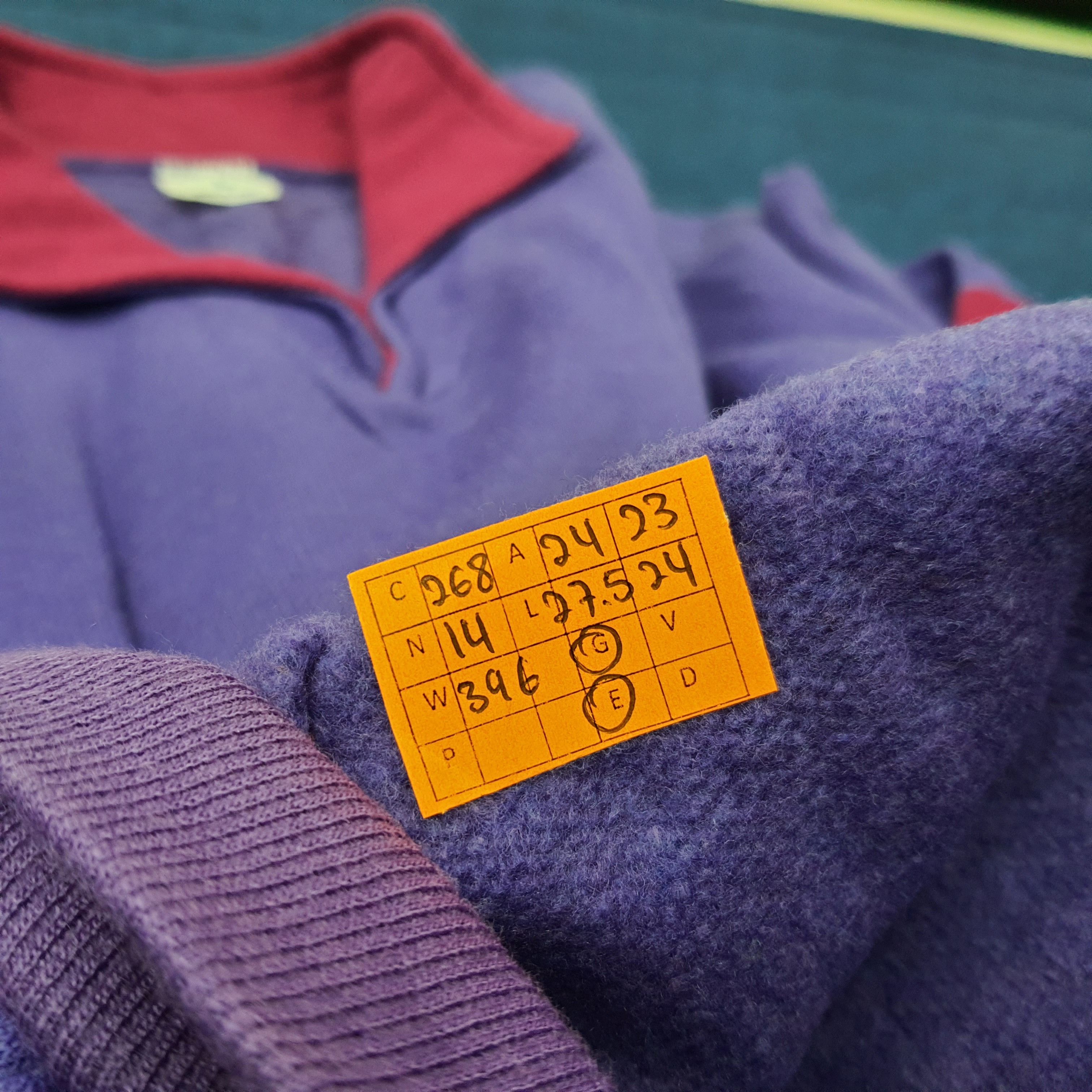 Vintage Vintage 90s Blue Ocean Polo Collar Pullover C268N14 Size US L / EU 52-54 / 3 - 7 Thumbnail