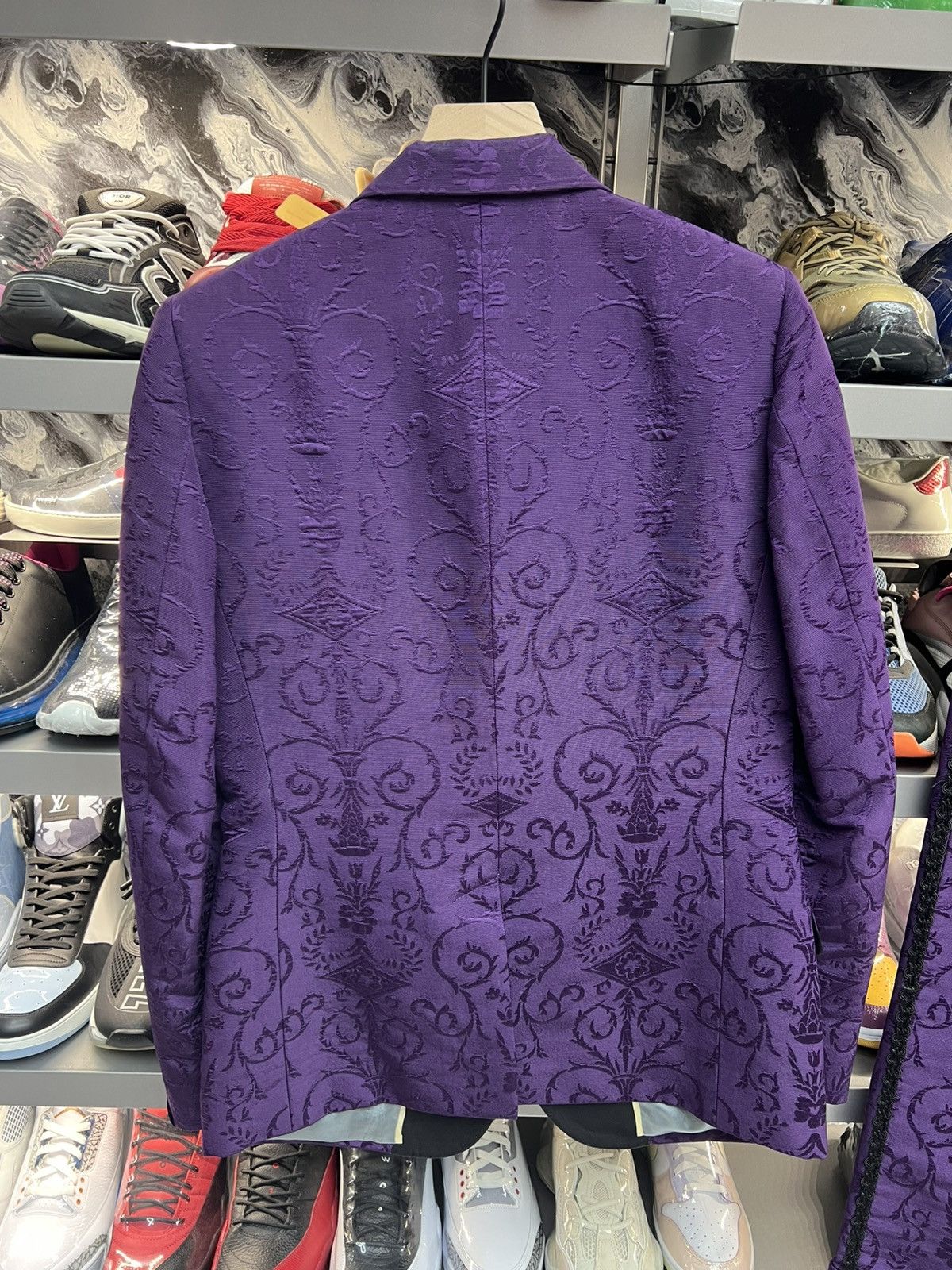 Gucci Gucci Purple Crystal Suit Set Size 34S - 3 Thumbnail