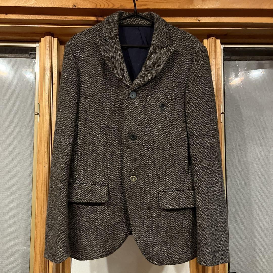 UNDERCOVERISM Harris Tweed ヘリンボーン 2 UNDERCOVERISM Harris Tweed Herringbone Blazer Jacket Size M