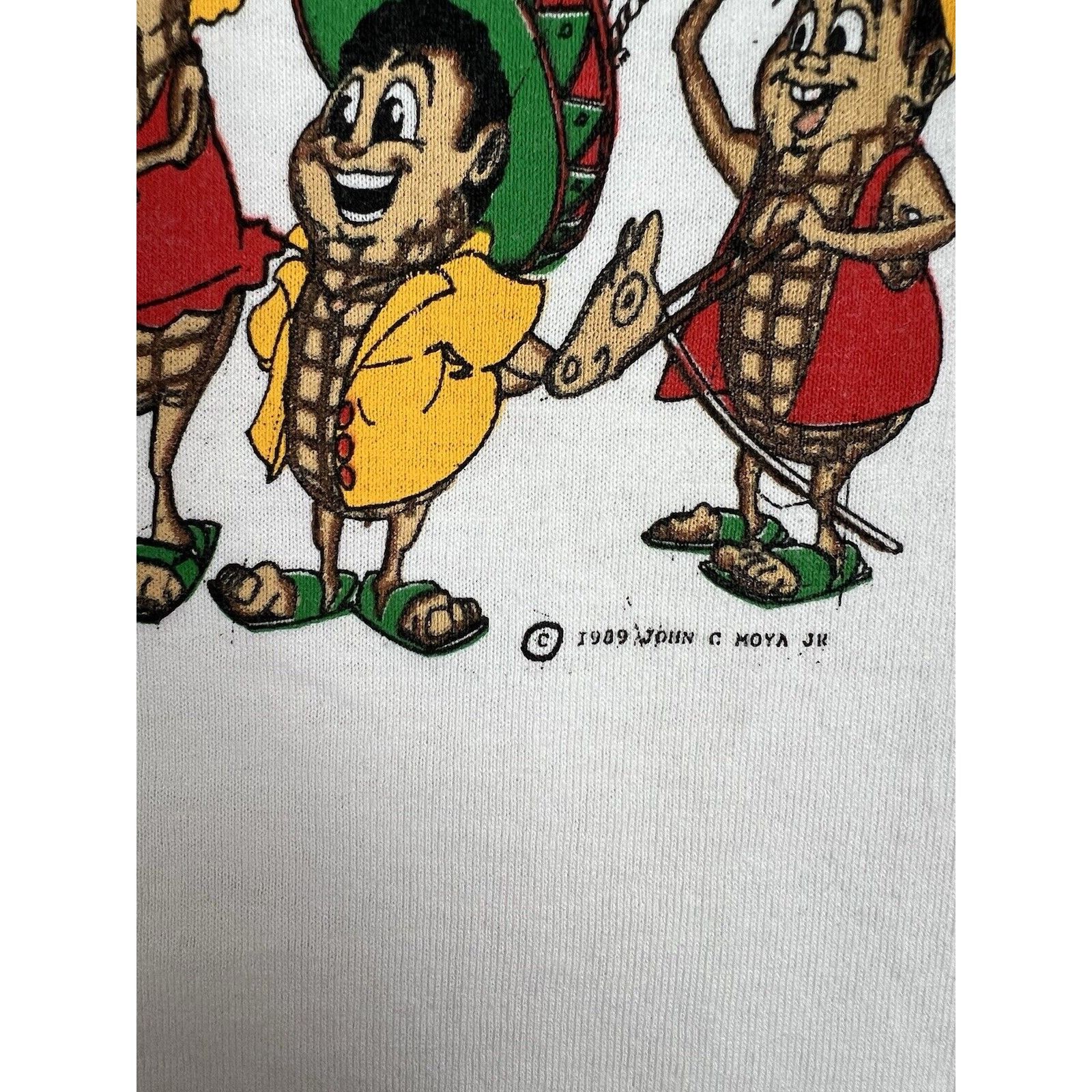 Vintage Vintage Don Juan Cacahuates T-Shirt Mexico Mexican Funny Hum Size US L / EU 52-54 / 3 - 3 Thumbnail