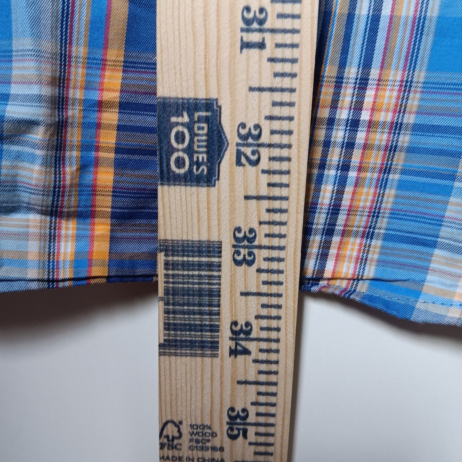 Peter Millar Peter Millar Mens Button Down Shirt XL Plaid Classic Fit Size US XL / EU 56 / 4 - 7 Thumbnail