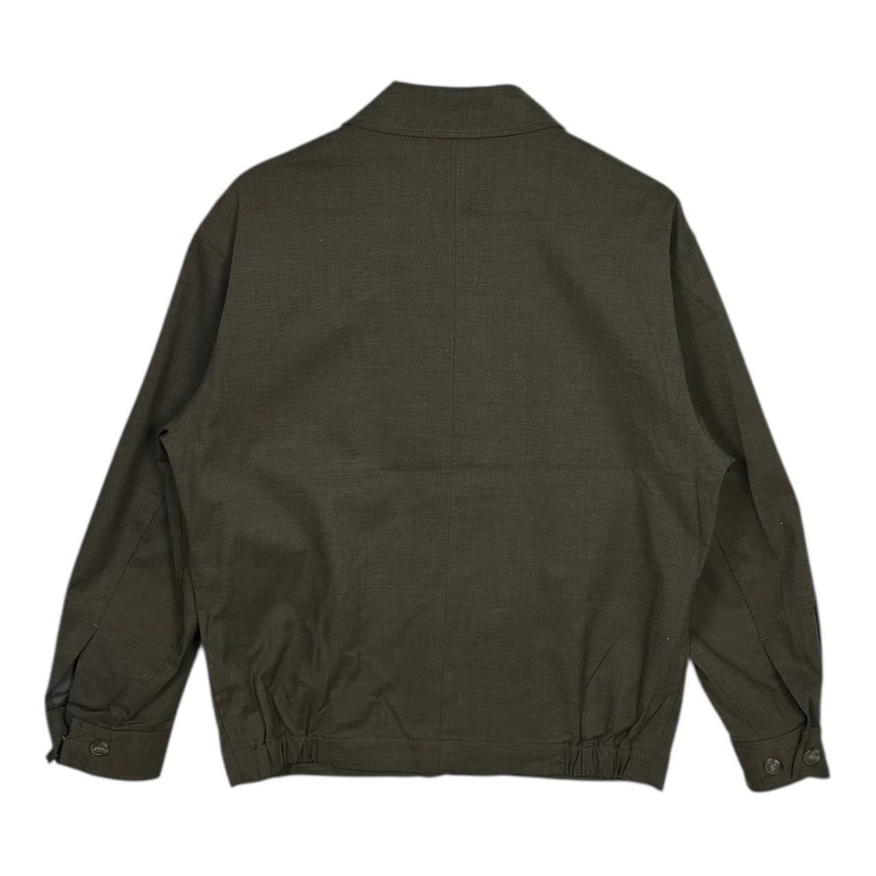 Lemaire × Uniqlo Uniqlo U Lemaire Wool Blend Zip Up Blouson Jacket Brown S Size US S / EU 44-46 / 1 - 2 Thumbnail