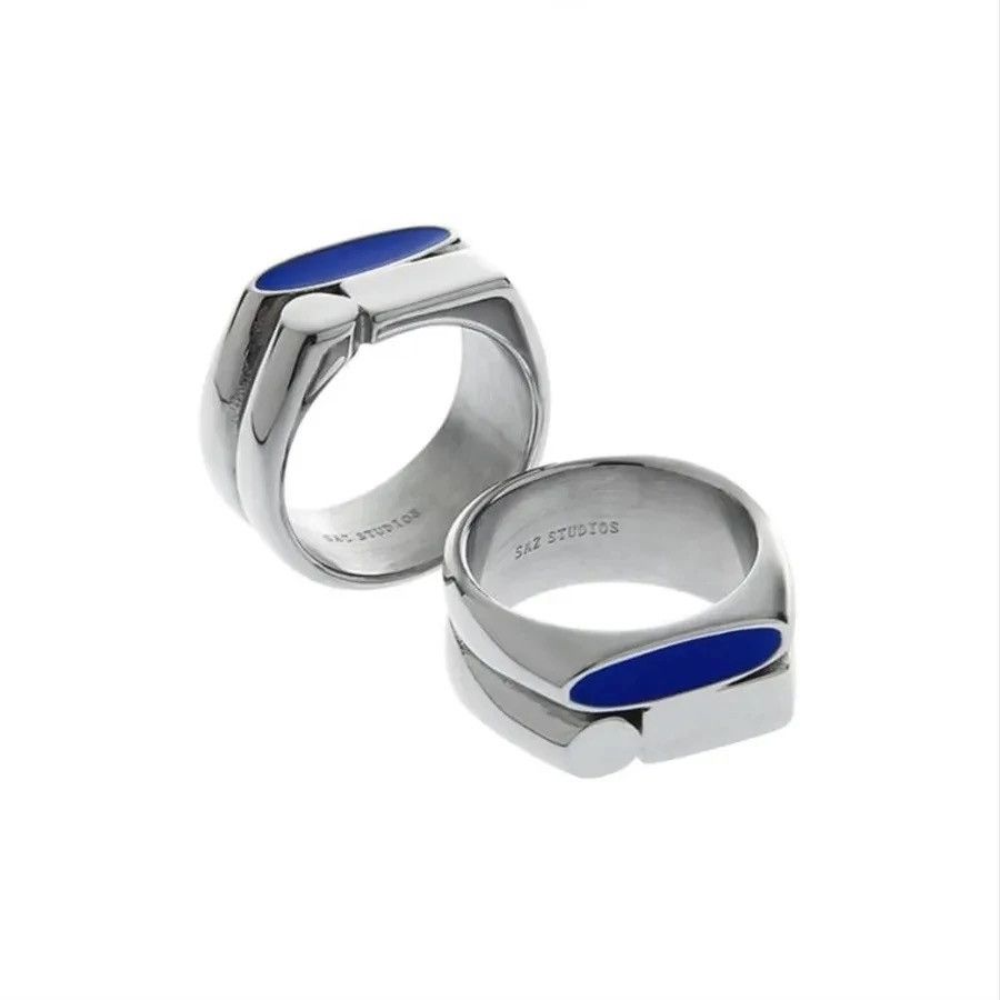 Other Retro punk titanium steel one ring Size ONE SIZE - 6 Thumbnail
