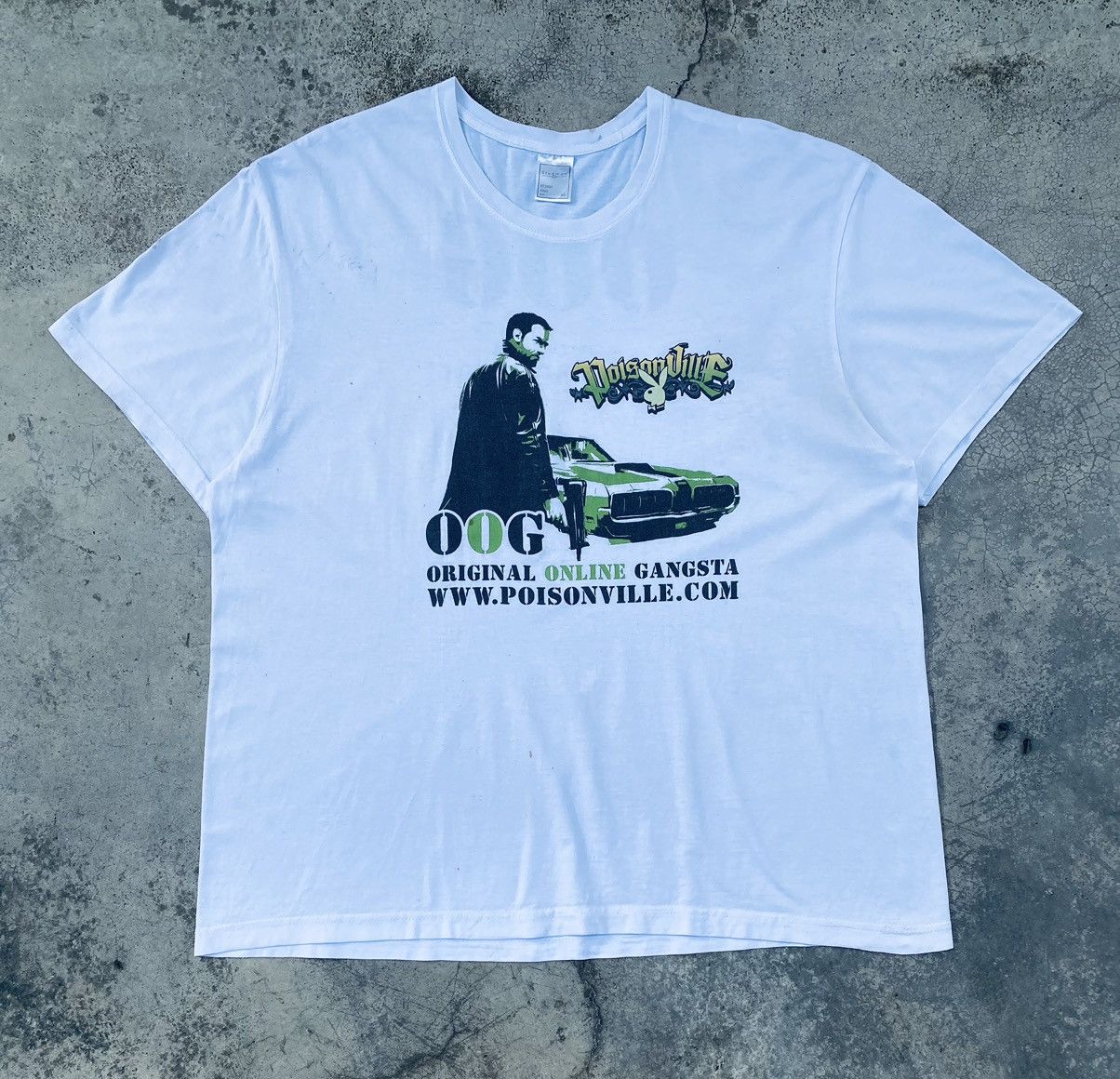 Vintage Vintage Game Poisonville Gangsta Tees Size US XXL / EU 58 / 5 - 1 Thumbnail
