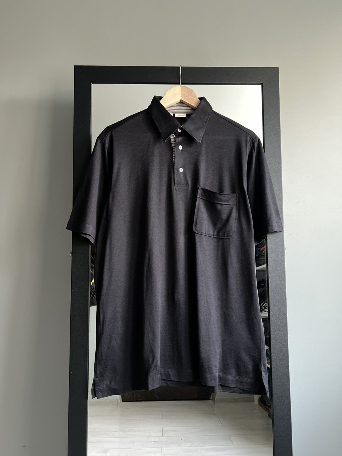 Brioni Brioni Vintage Luxury Silk Polos Size US L / EU 52-54 / 3 - 2 Thumbnail