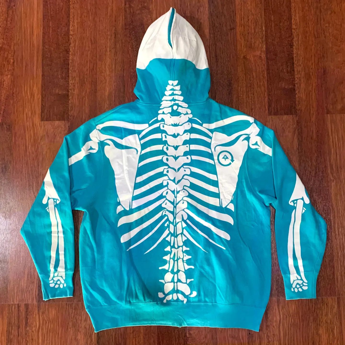 LRG LRG Dead Serious Skeleton Full Zip Up Hoodie Size US L / EU 52-54 / 3 - 3 Thumbnail