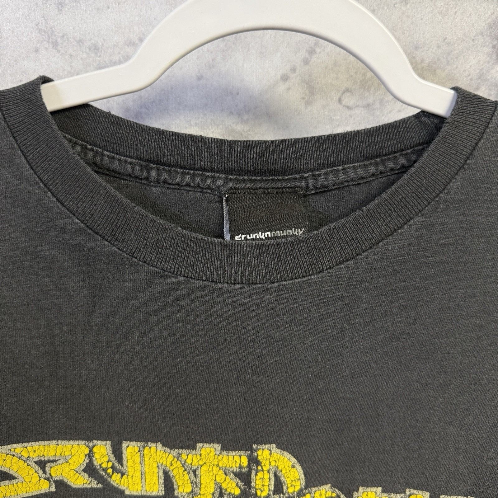 DrunknMunky Vintage Drunkn Munky T Shirt Mens XL Black Long Sleeve Size US XL / EU 56 / 4 - 4 Thumbnail
