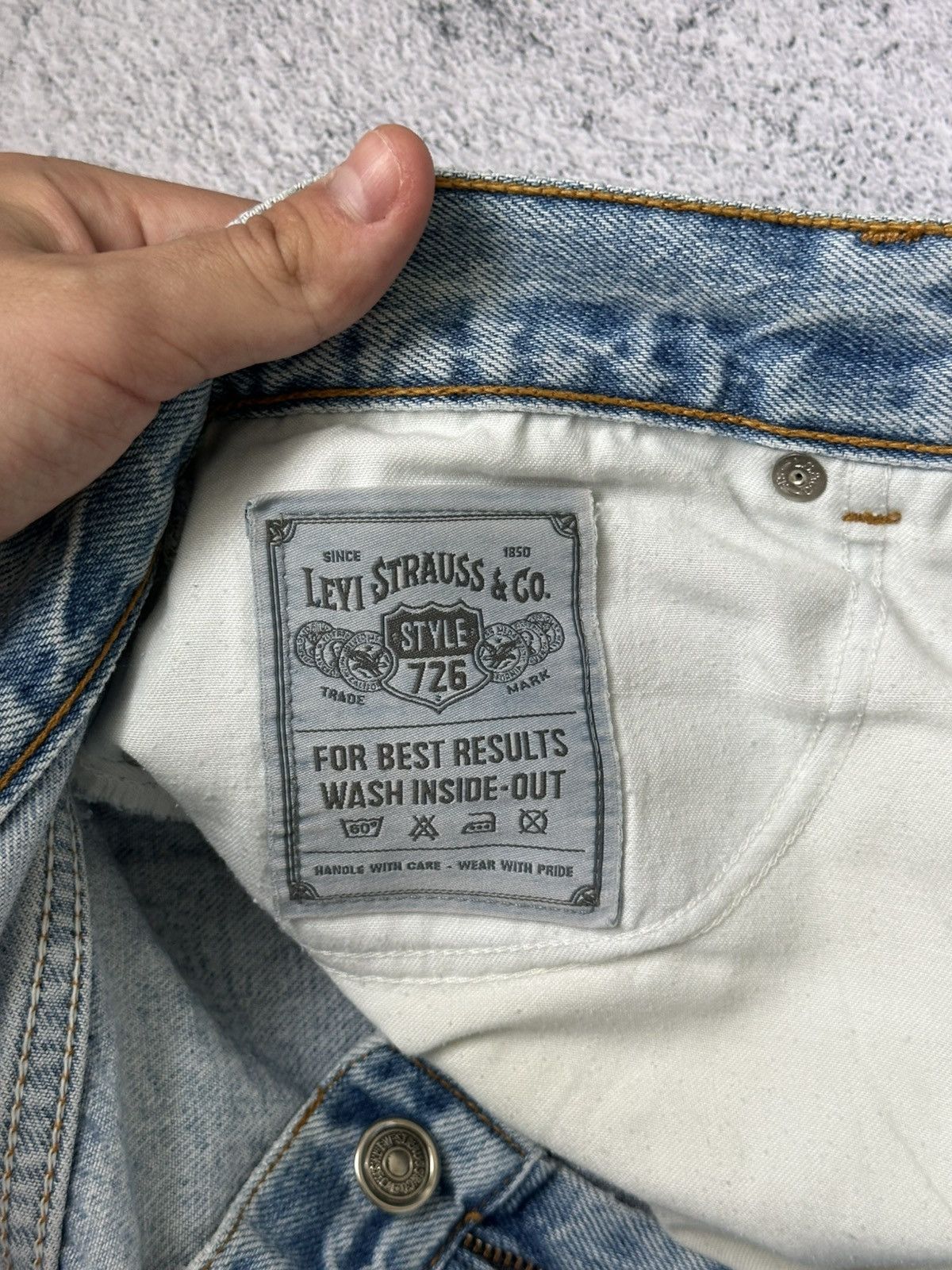 Levi's Levis Silver Tab Beige Pants If Six Was Nine Style Denim Size US 34 / EU 50 - 9 Thumbnail