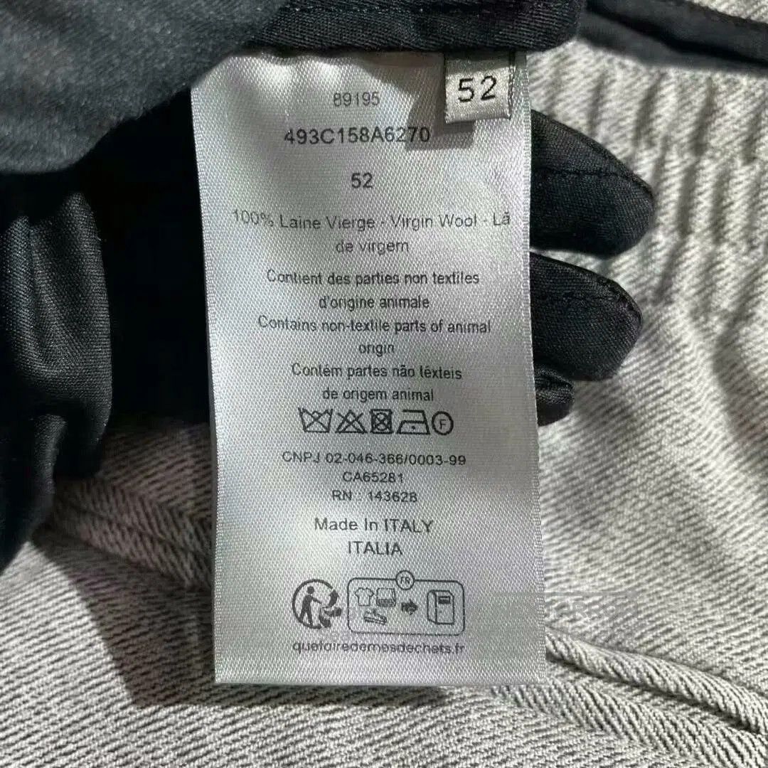 Dior Dior Slogan Wool Casual Pants. Size US 44 / EU 60 - 4 Thumbnail