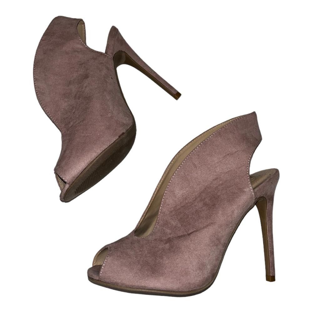 Designer Wild Diva l Faux Suede Rose Heels Size 9 Size US 9 / IT 39 - 6 Thumbnail