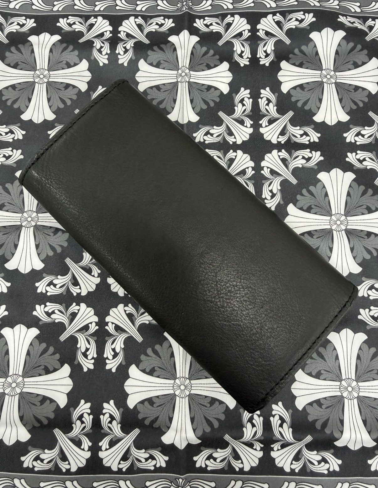 Chrome Hearts Brand New Chrome Hearts Black Scroll Eyeglass Pouch Size ONE SIZE - 3 Thumbnail