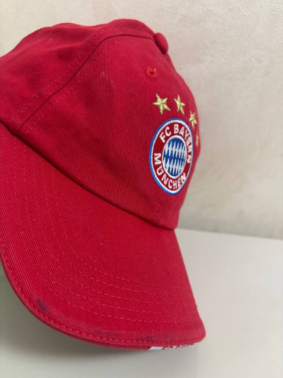 Vintage FC Bayern Munich Men'sbaseball cap Munich Football Red 2013 Size ONE SIZE - 7 Thumbnail