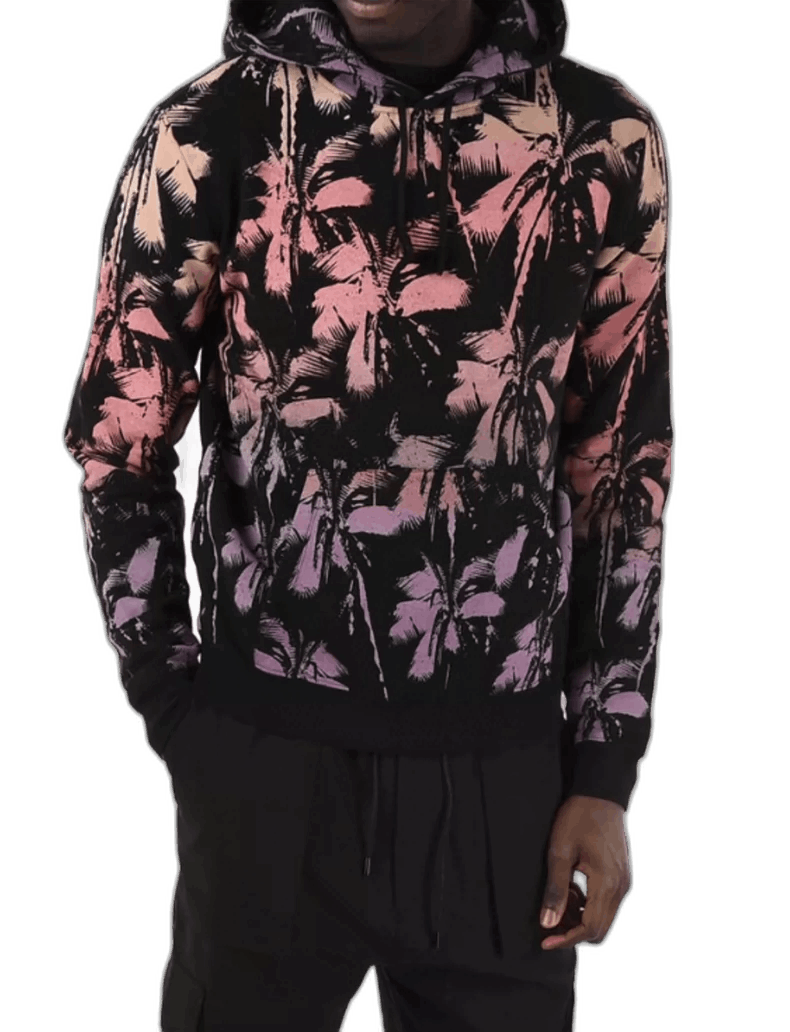 Saint Laurent Paris saint laurent palm print hoodie in medium-2507 Size US M / EU 48-50 / 2 - 7 Thumbnail