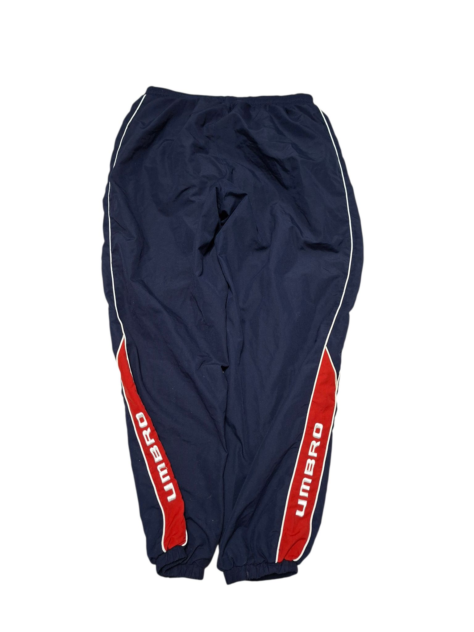 Umbro UMBRO VINTAGE BIG LOGO NYLON TRACK PANTS Size US 38 / EU 54 - 3 Thumbnail