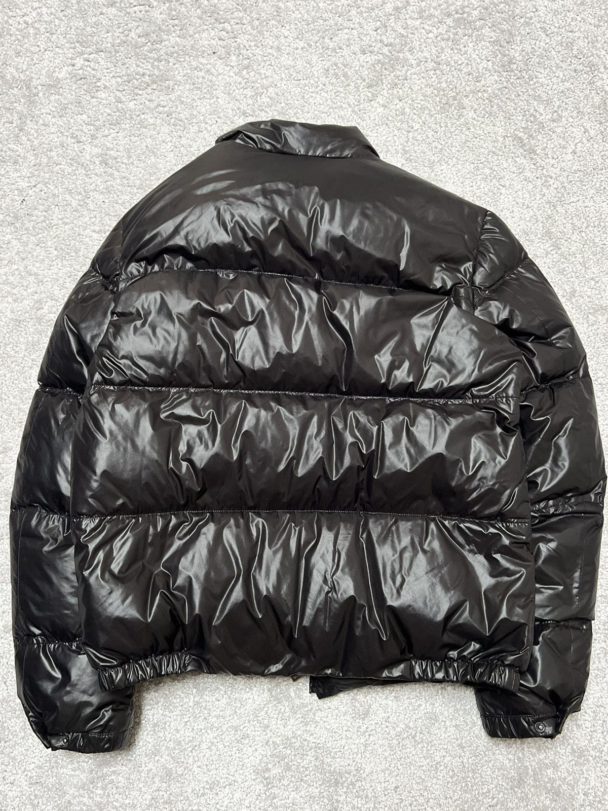Prada Prada Black Shiny Triangle Logo Down Jacket Size M Size US M / EU 48-50 / 2 - 13 Thumbnail