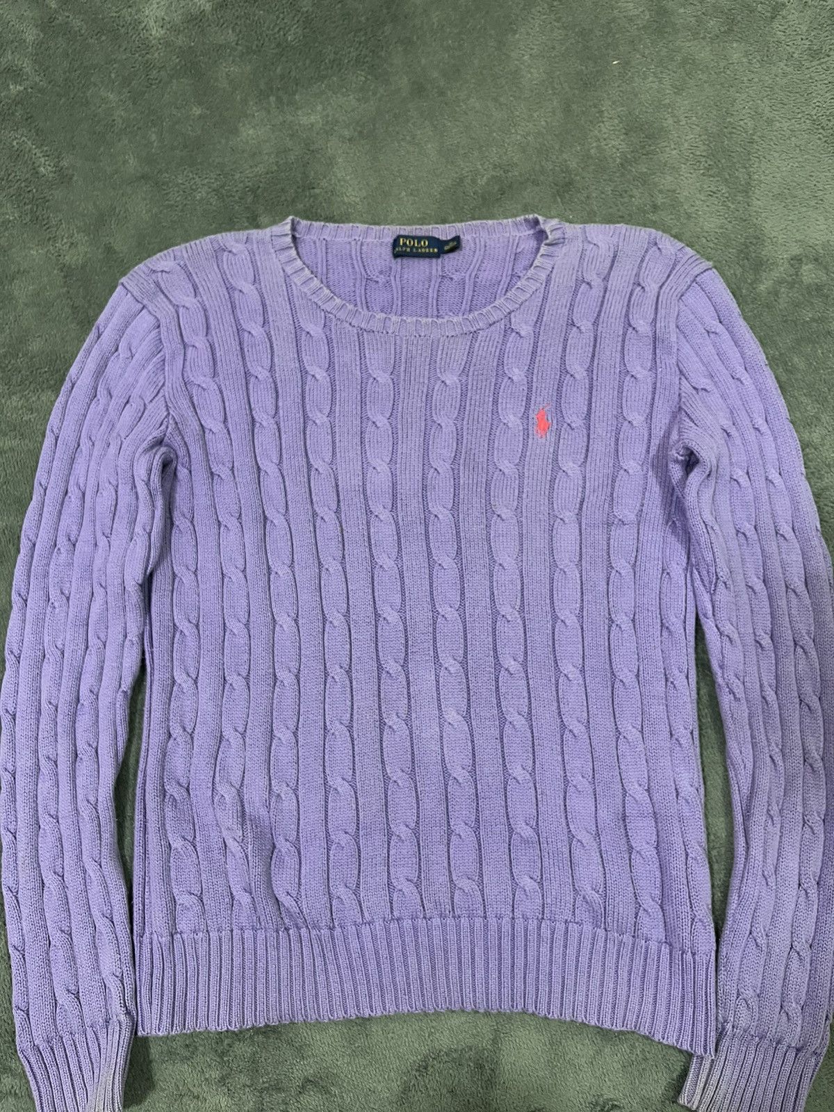 Polo Ralph Lauren Polo Ralph Lauren Cable Knit Sweater Size M / US 6-8 / IT 42-44 - 4 Thumbnail