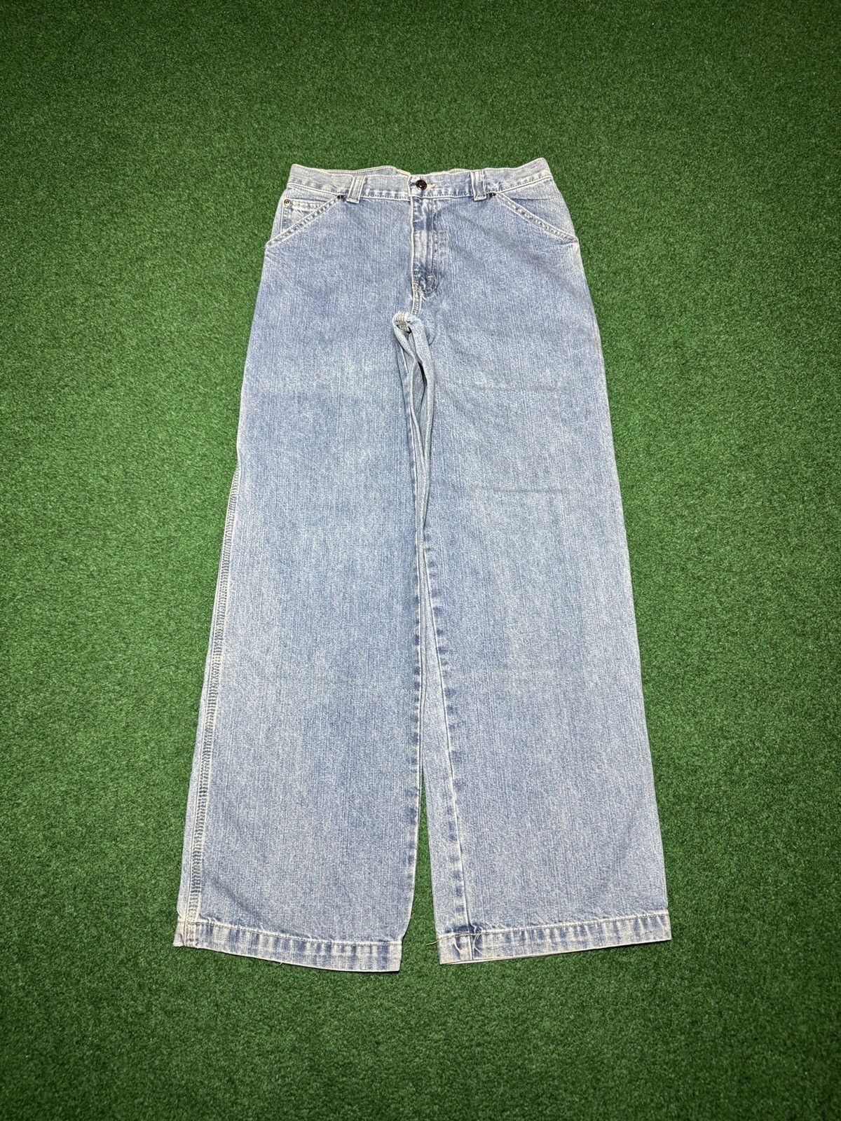 Arizona Jean Co. Carpenter Baggy Wide 10” Opening 30x30 Skater Grunge Jeans Size US 30 / EU 46 - 3 Thumbnail