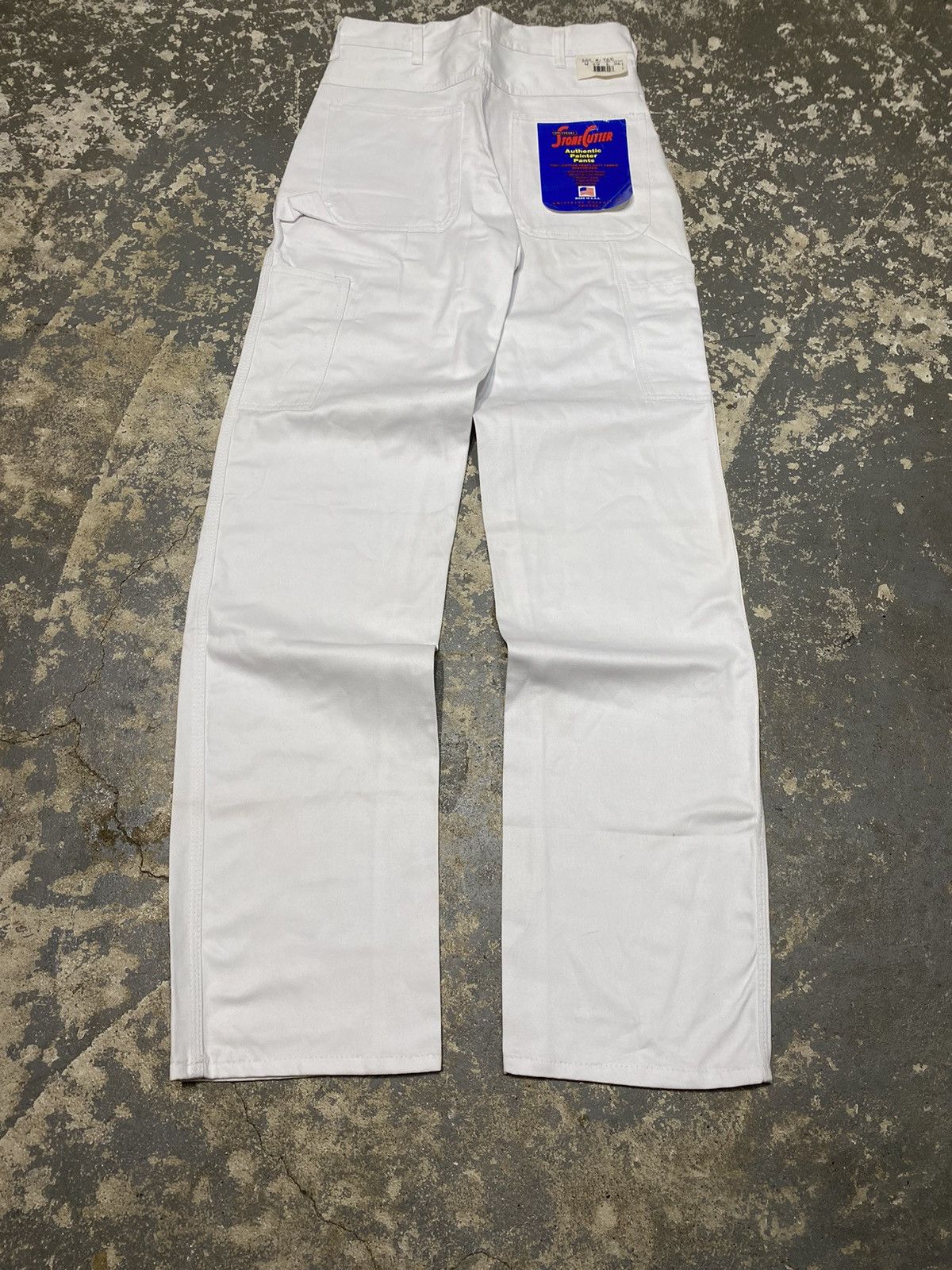 Carhartt × Vintage Vintage Stone Cutter Carpenter Painter Pants White Baggy New Size US 29 - 15 Thumbnail