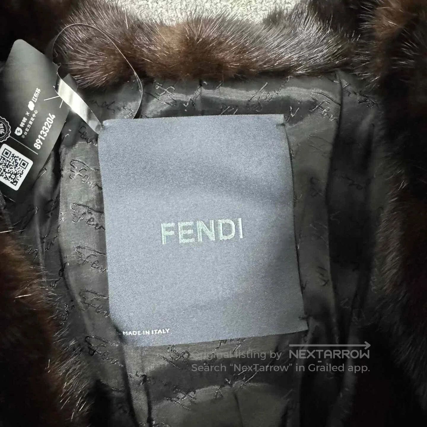 Fendi Fendi Brown Short Fur Coat. Size M / US 6-8 / IT 42-44 - 5 Thumbnail