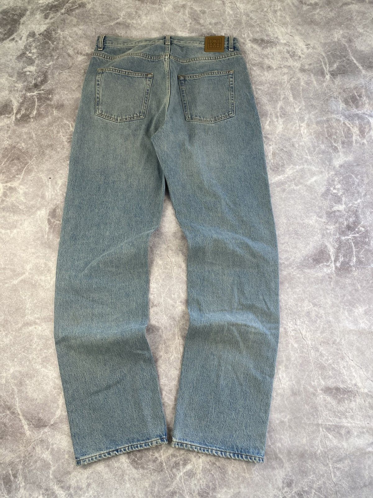 Toteme Toteme Loose Fit Distressed Jeans Size: W29 L34 Size 29" - 11 Thumbnail