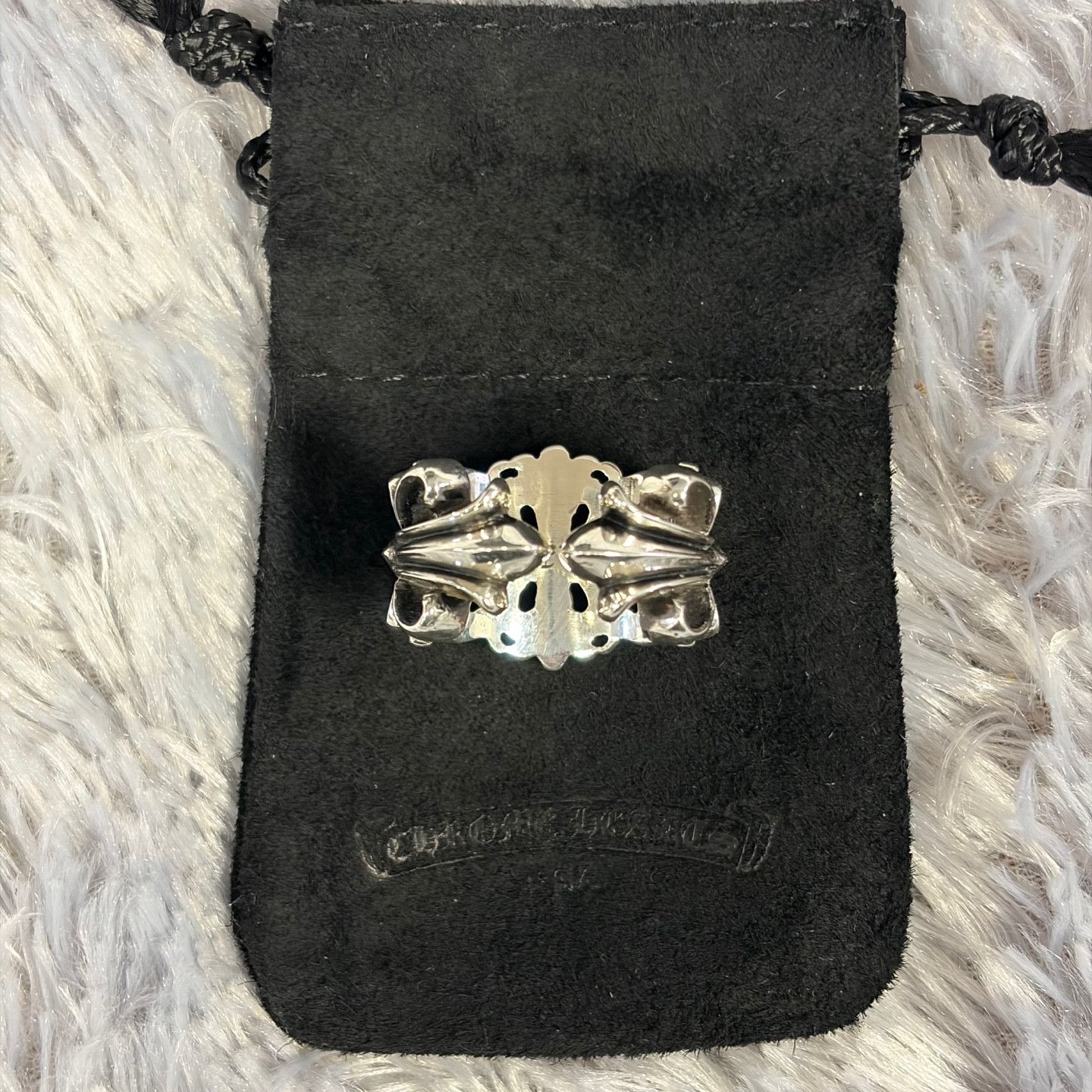 Chrome Hearts Double Floral Ring Size 9 Size ONE SIZE - 8 Thumbnail