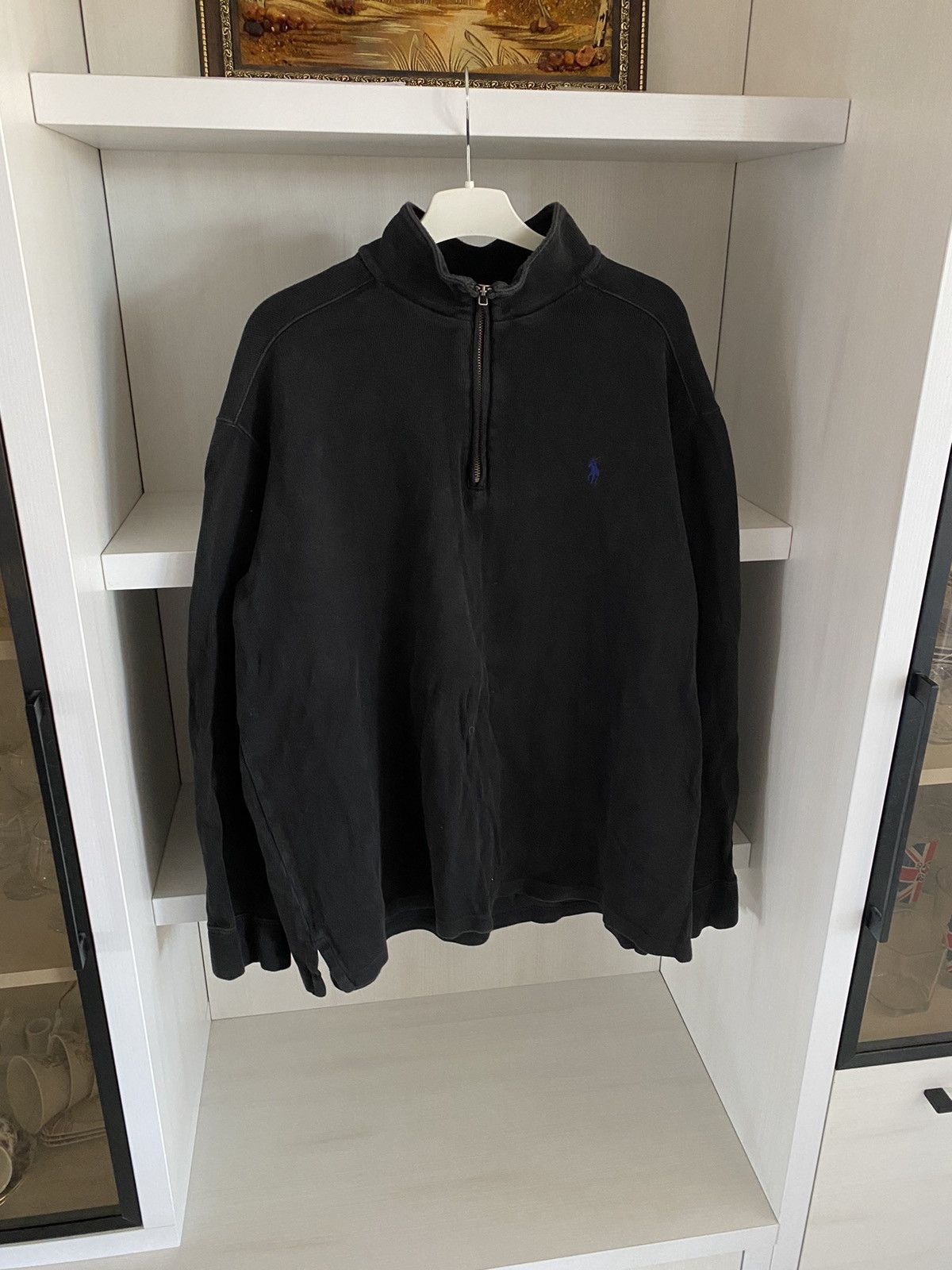 Polo Ralph Lauren Vintage Polo Ralph Lauren Zip Sweatshirt Chief Keef Black XL Size US XL / EU 56 / 4 - 1 Thumbnail