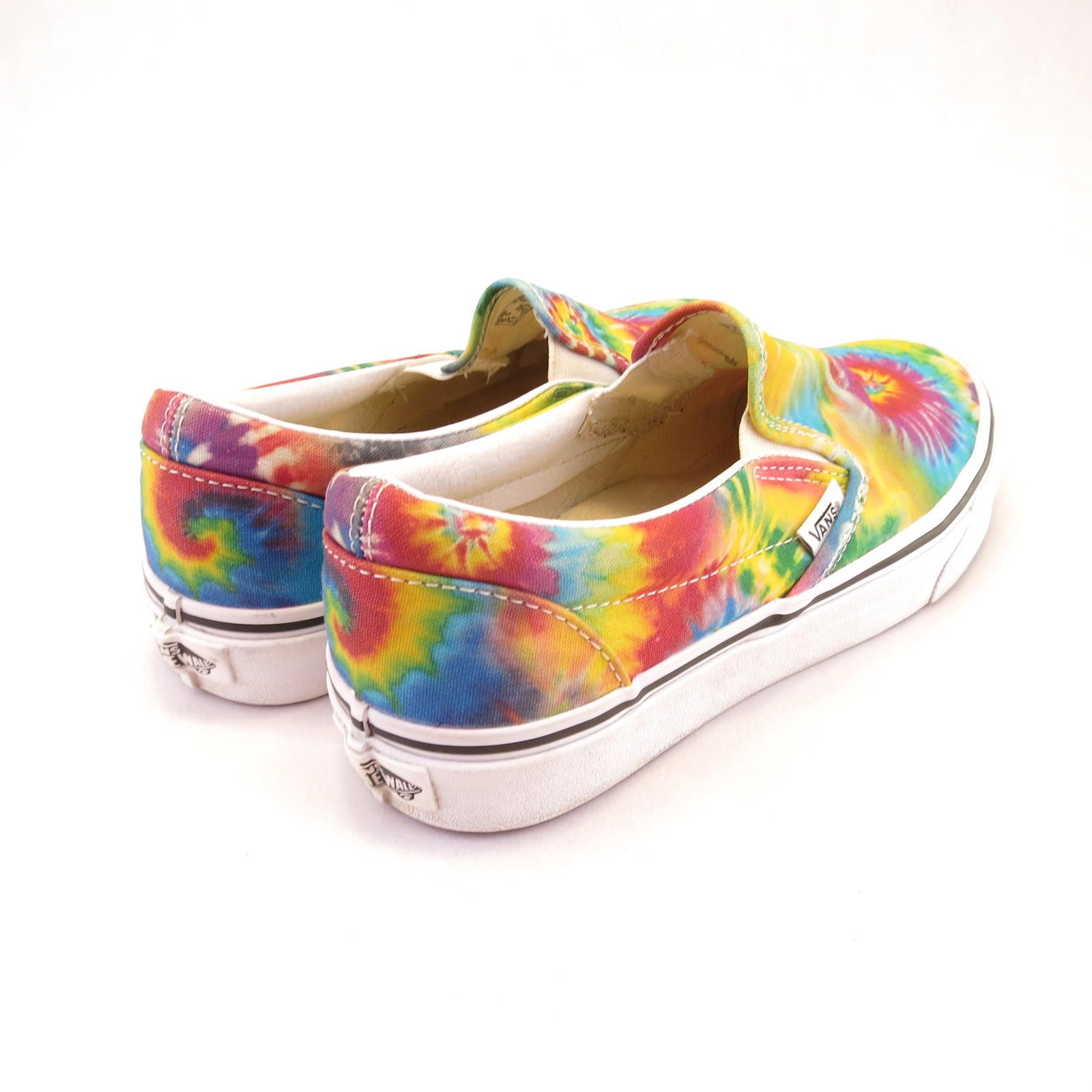 Vans Vans Tie-Dye Slip-Ons - Colorful Casual Sneakers Size US 6.5 / EU 39-40 - 2 Thumbnail
