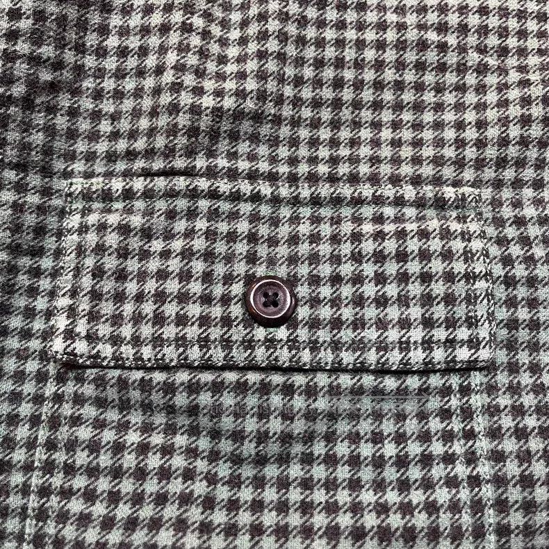 RRL Ralph Lauren RRL Ralph Lauren Vintage Green Houndstooth Shirt Size US M / EU 48-50 / 2 - 6 Thumbnail