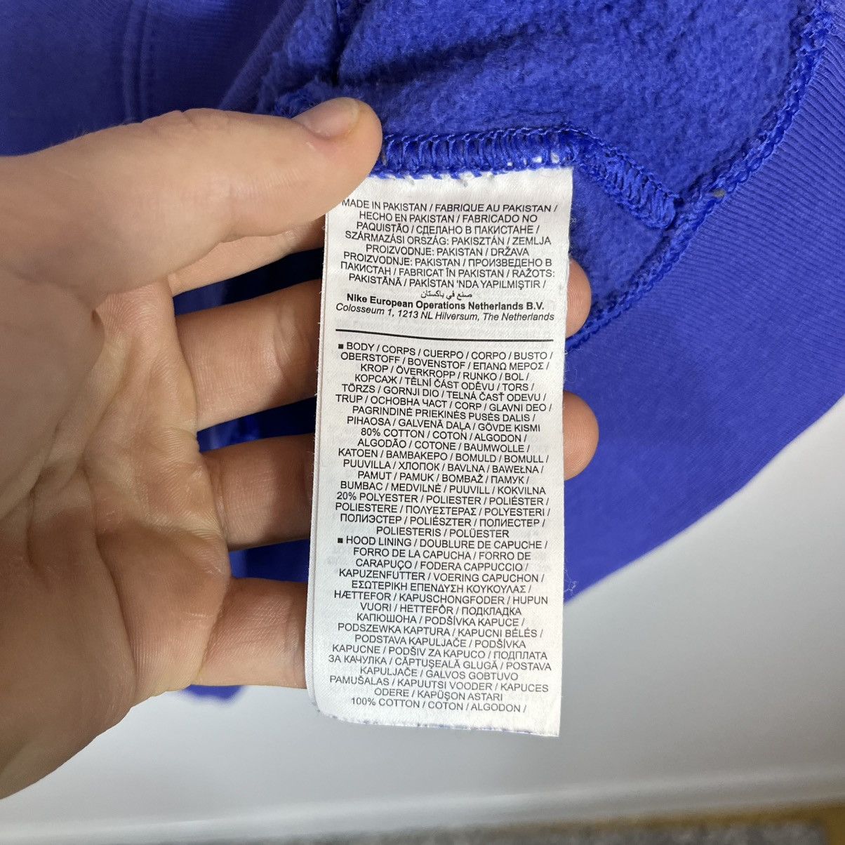 Nike Nike Just Do It Blue Zip Hoodie Streetwear Y2K Size US XL / EU 56 / 4 - 8 Thumbnail