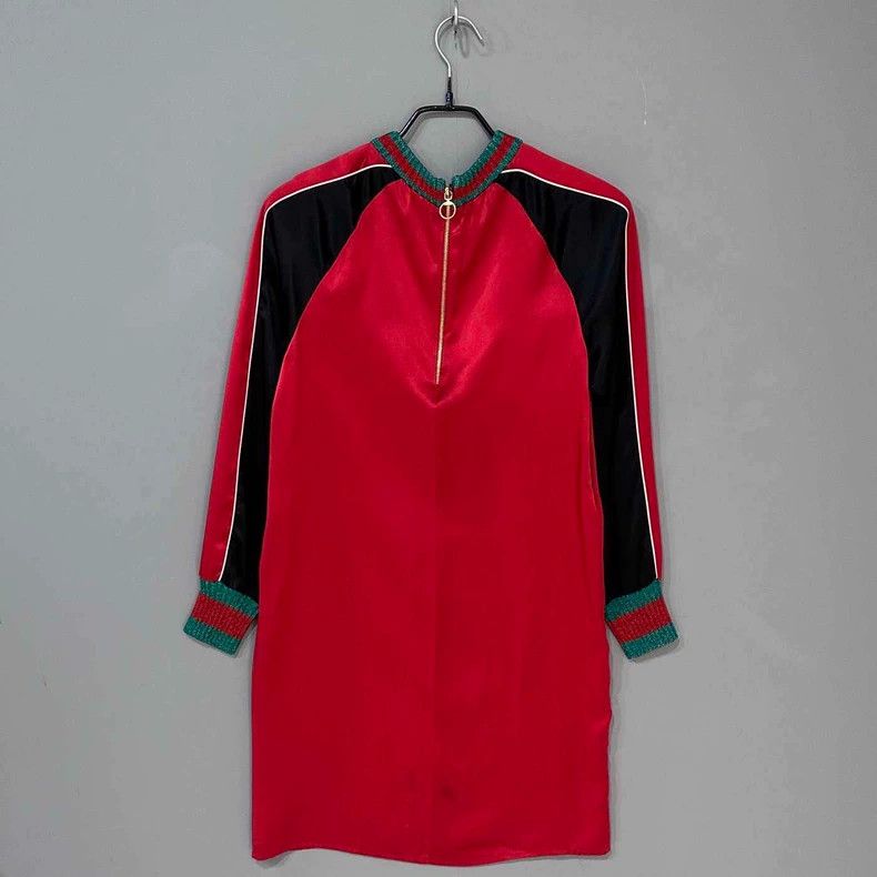 Gucci Gucci Classic logo red and green striped dress 2506-Nextarr Size XS / US 0-2 / IT 36-38 - 3 Thumbnail