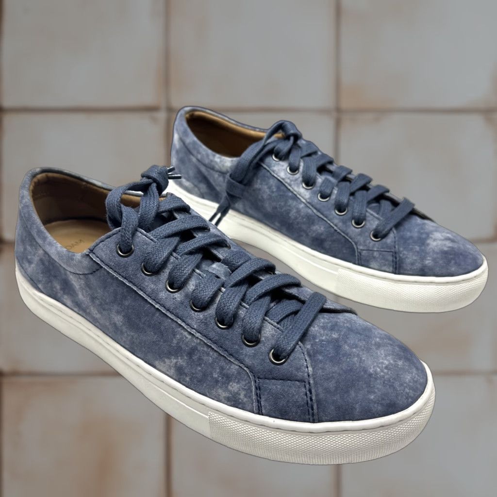 Johnston & Murphy Johnston & Murphy Banks Lace To Toe Mens 9 M Sneaker Tru Foam Blue Leather Upper Athletic Shoe Boots? Size US 9 / EU 42 - 1 Thumbnail