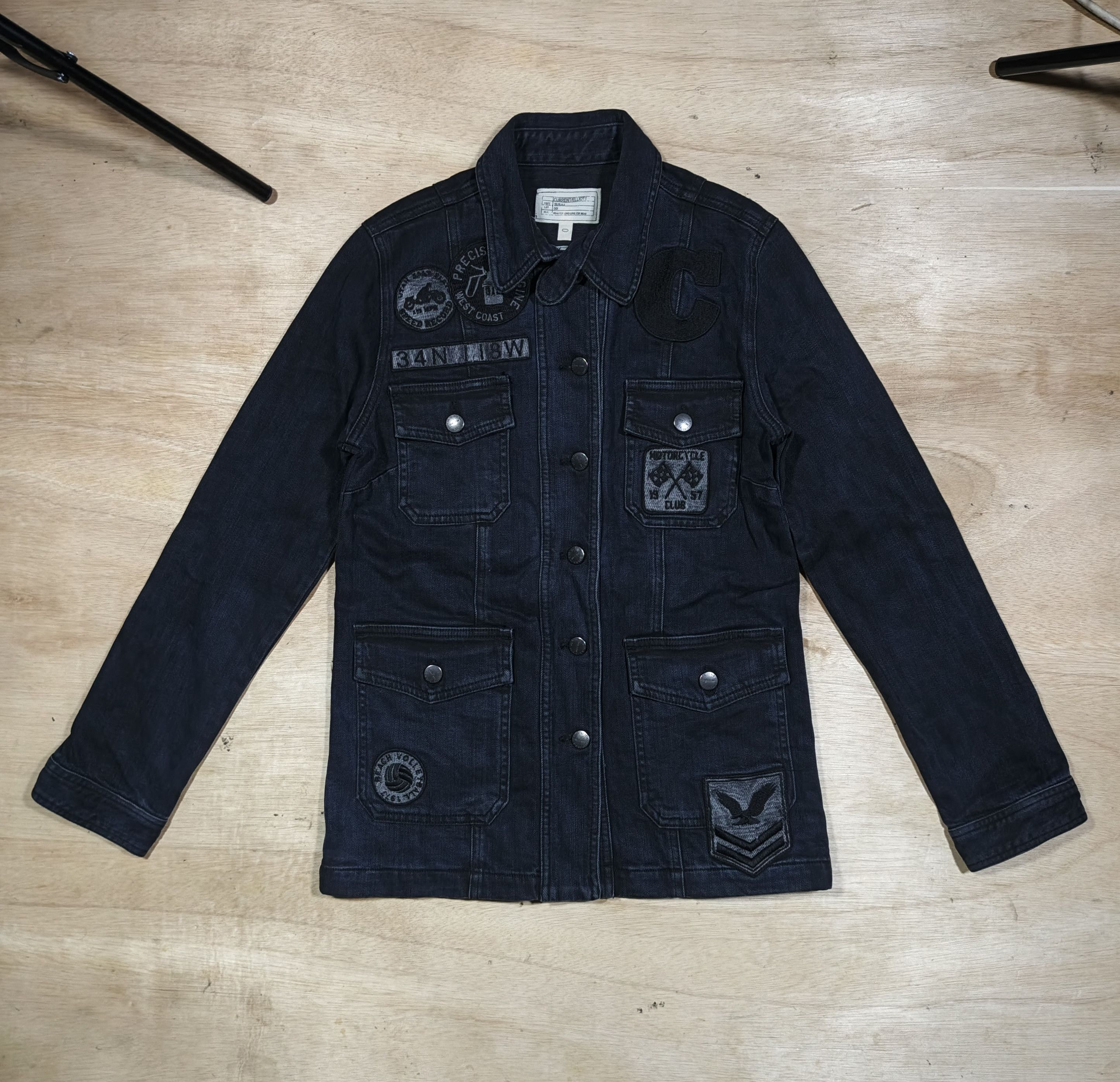 Current/Elliot NWT Current/Elliott The Commander Denim Jacket Size US M / EU 48-50 / 2 - 1 Thumbnail