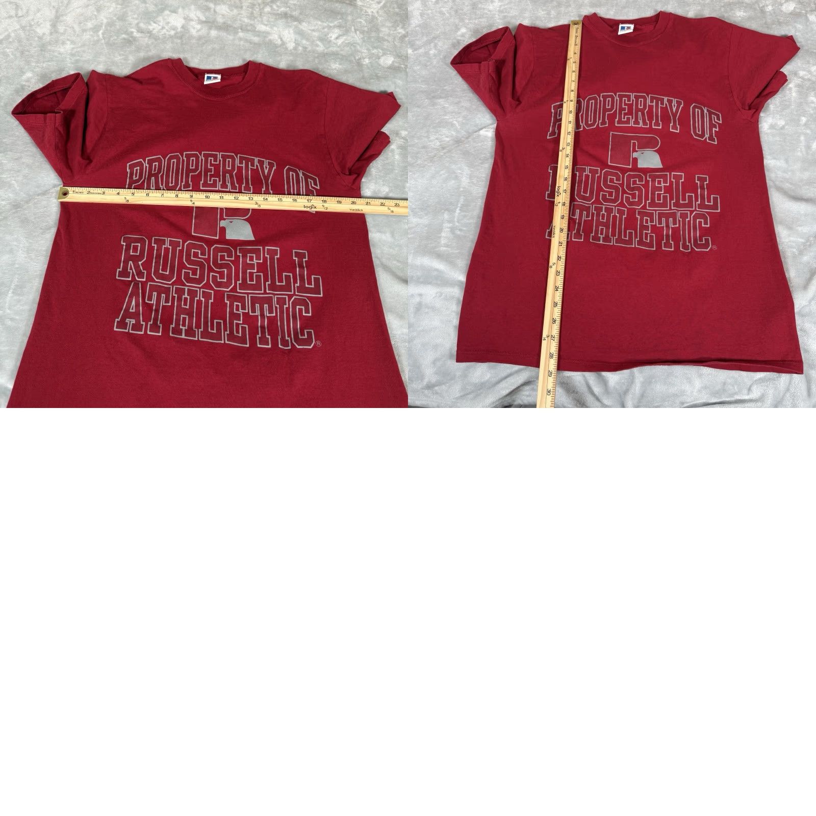 Russell Athletic VINTAGE Russell Athletic Logo T Shirt Mens L Red 90s Slim Fit Crew Neck Short Sleeve Graphic Print Logo Size US L / EU 52-54 / 3 - 8 Thumbnail