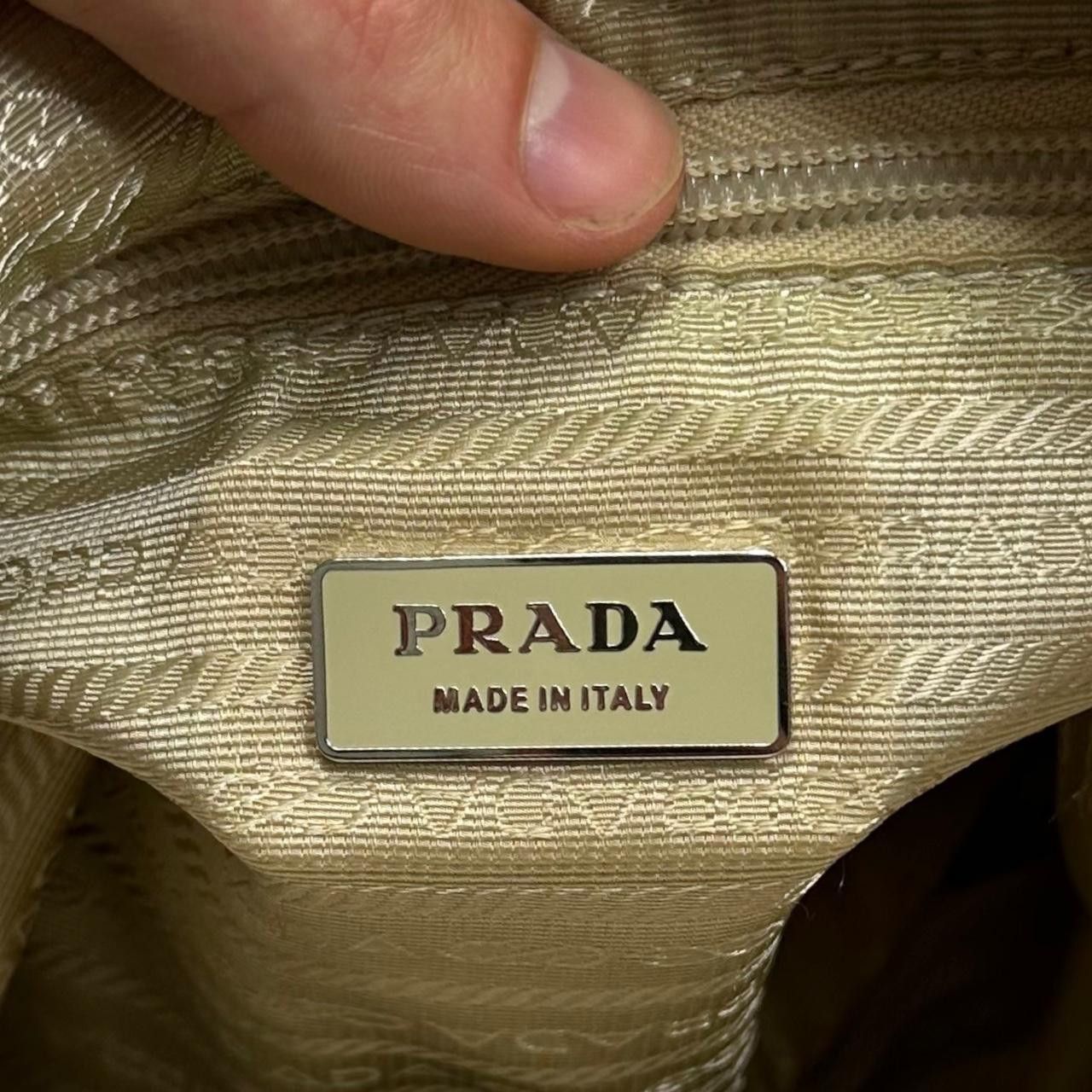 Prada Milano 00’s Nylon Tote Shoulder Bag