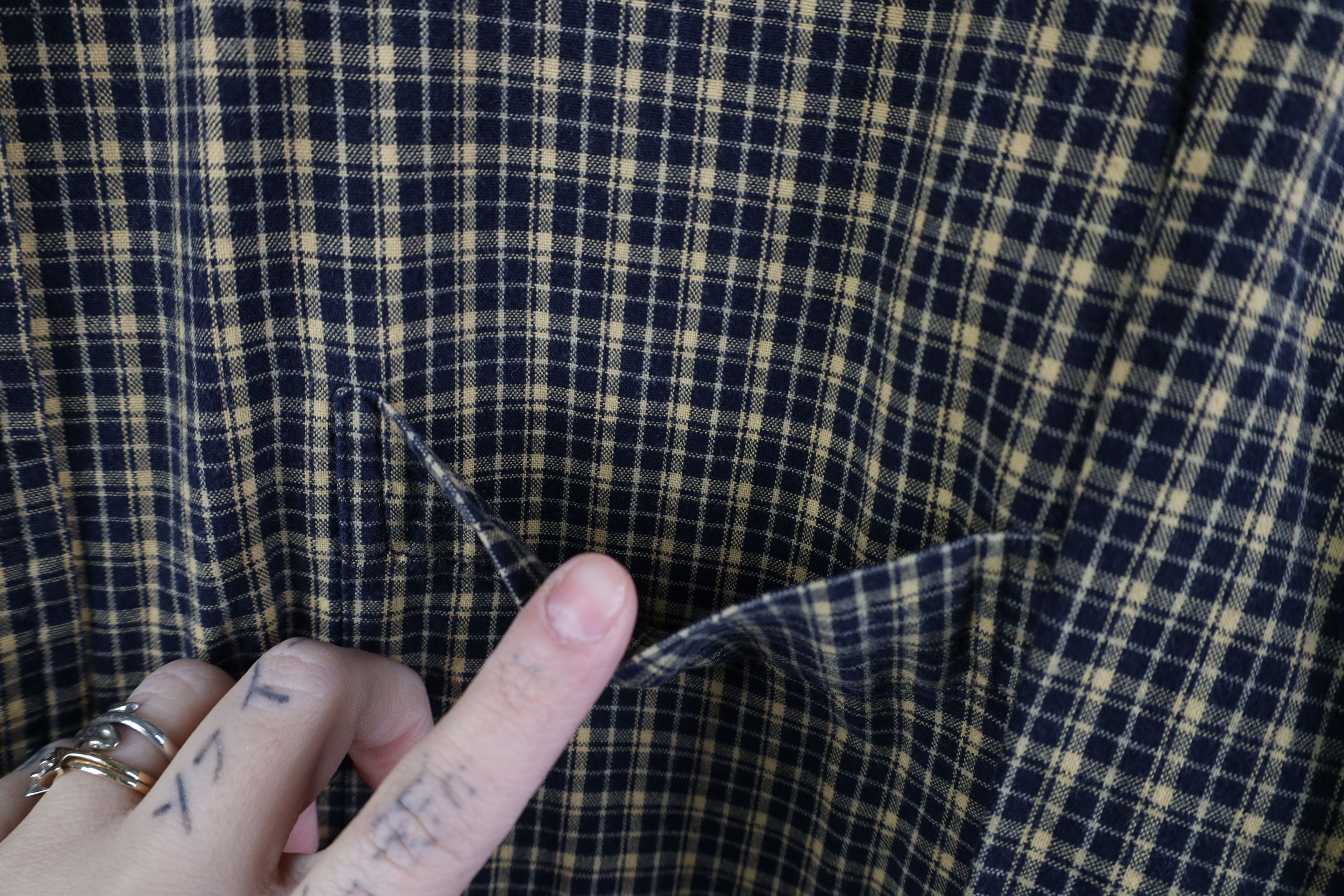 J.Crew Vintage 90s Y2K J Crew Collared Button Down Shirt Plaid Size US XL / EU 56 / 4 - 4 Thumbnail