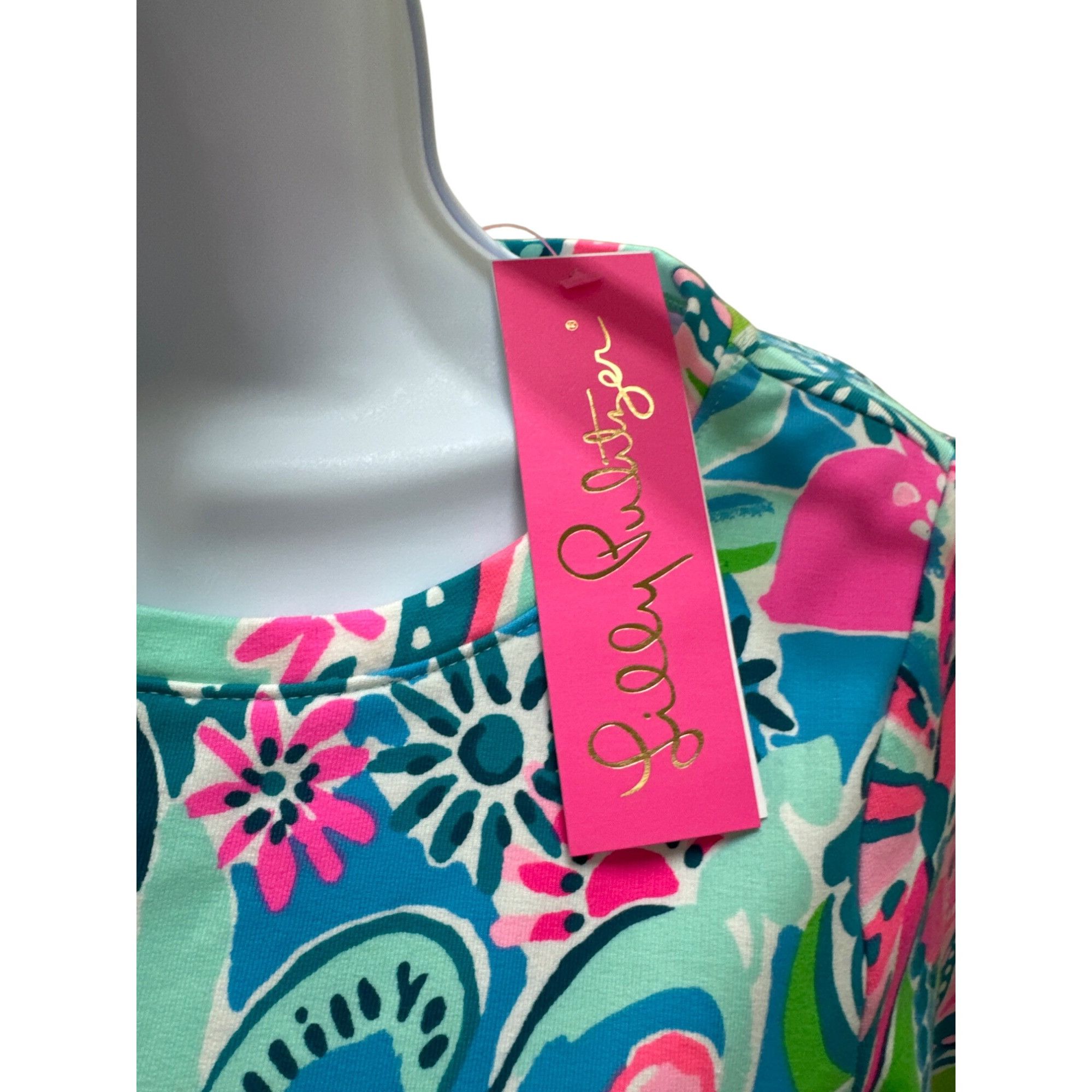 Lilly Pulitzer Lilly Pulitzer girls Vira Floral Dress Size XL - Vibrant & C Size XL / US 12-14 / IT 48-50 - 3 Thumbnail
