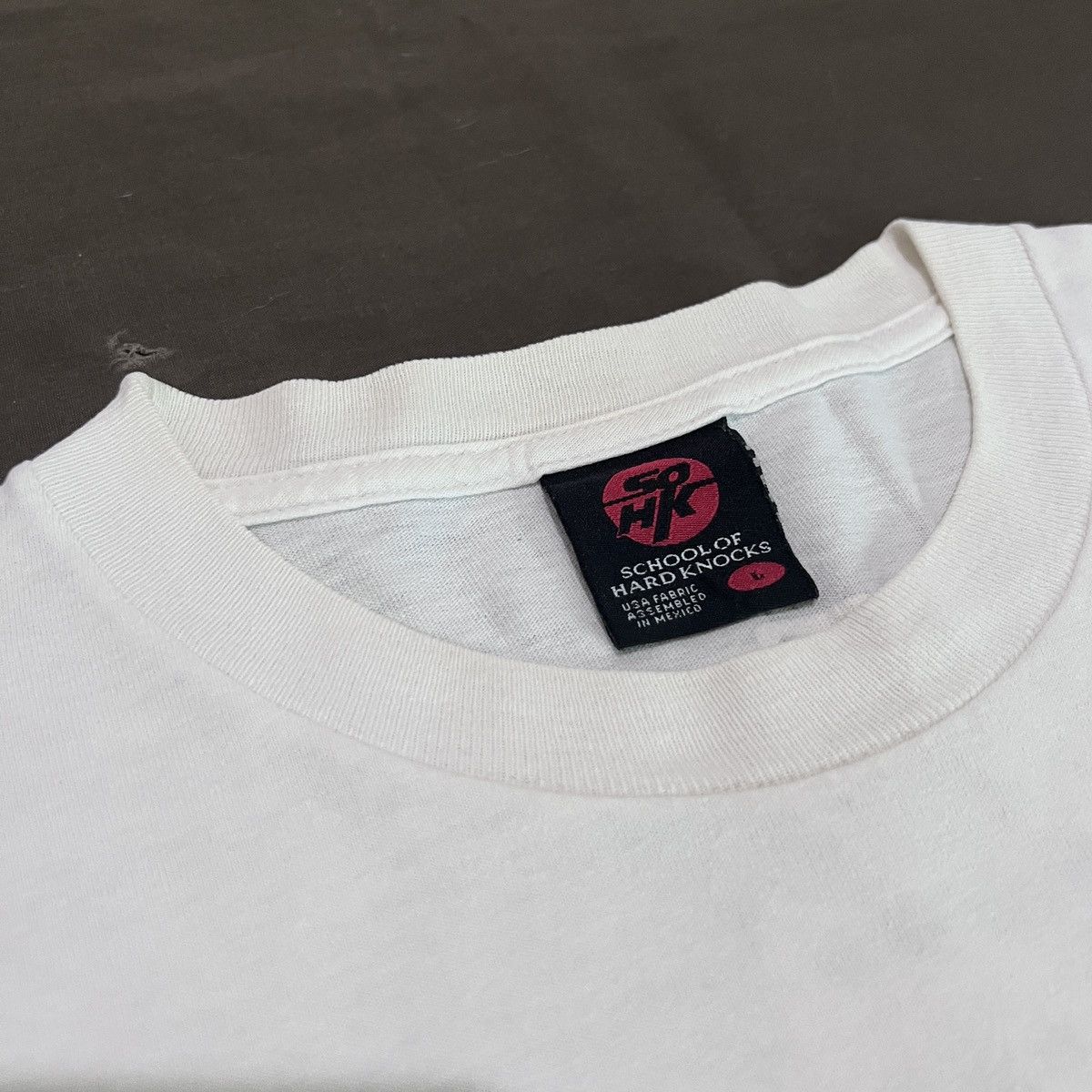 Rap Tees VintageY2K School of Hard Knocks SkateGraphic Fashion Hiphop Size US L / EU 52-54 / 3 - 5 Thumbnail