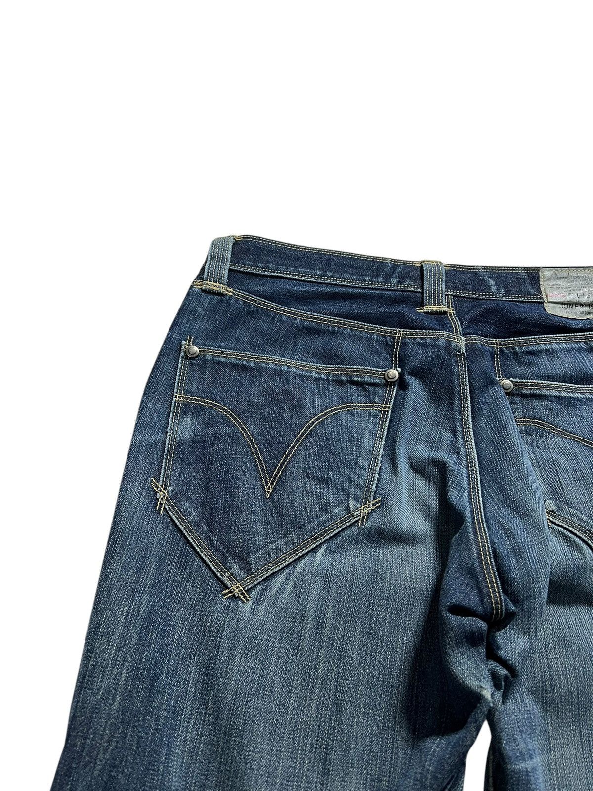 If Six Was Nine × Le Grande Bleu (L.G.B.) × Levi's Vintage Clothing 💥Flare💥 Vintage Levis Engineered Jeans June9 1999 Very Rare Size US 32 / EU 48 - 9 Thumbnail