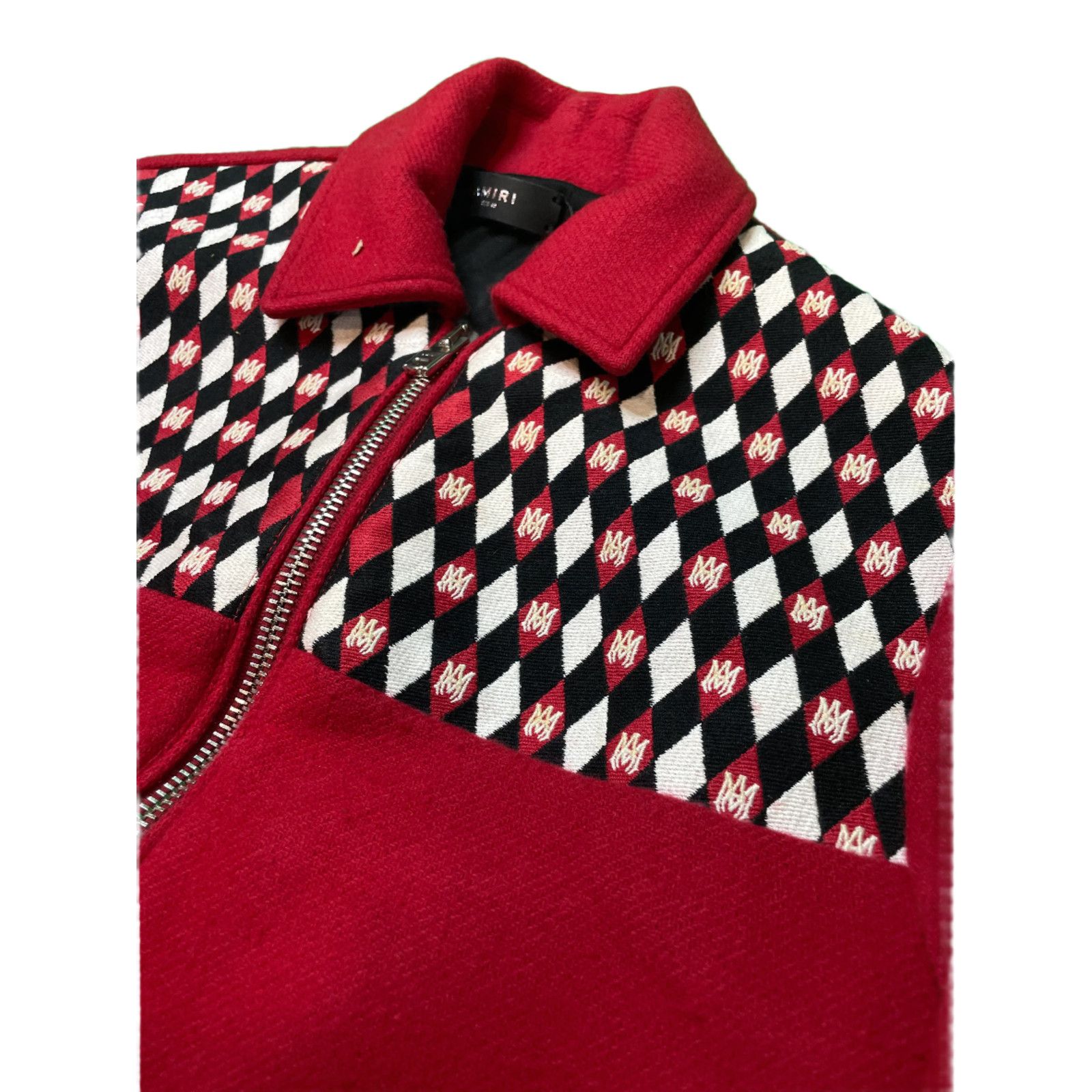 Amiri Amiri MA Diamond Logo Red Varsity Jacket Size US S / EU 44-46 / 1 - 3 Thumbnail