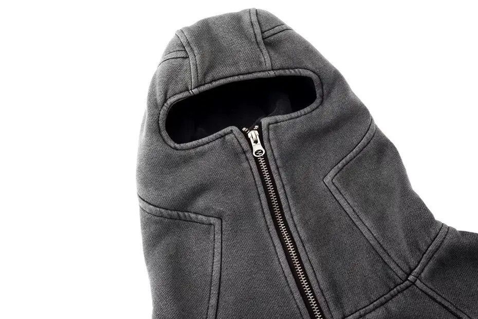 Designer × Vintage Streetwear Design Zipper Loose Hoodie Sweatshirt Size US M / EU 48-50 / 2 - 3 Thumbnail