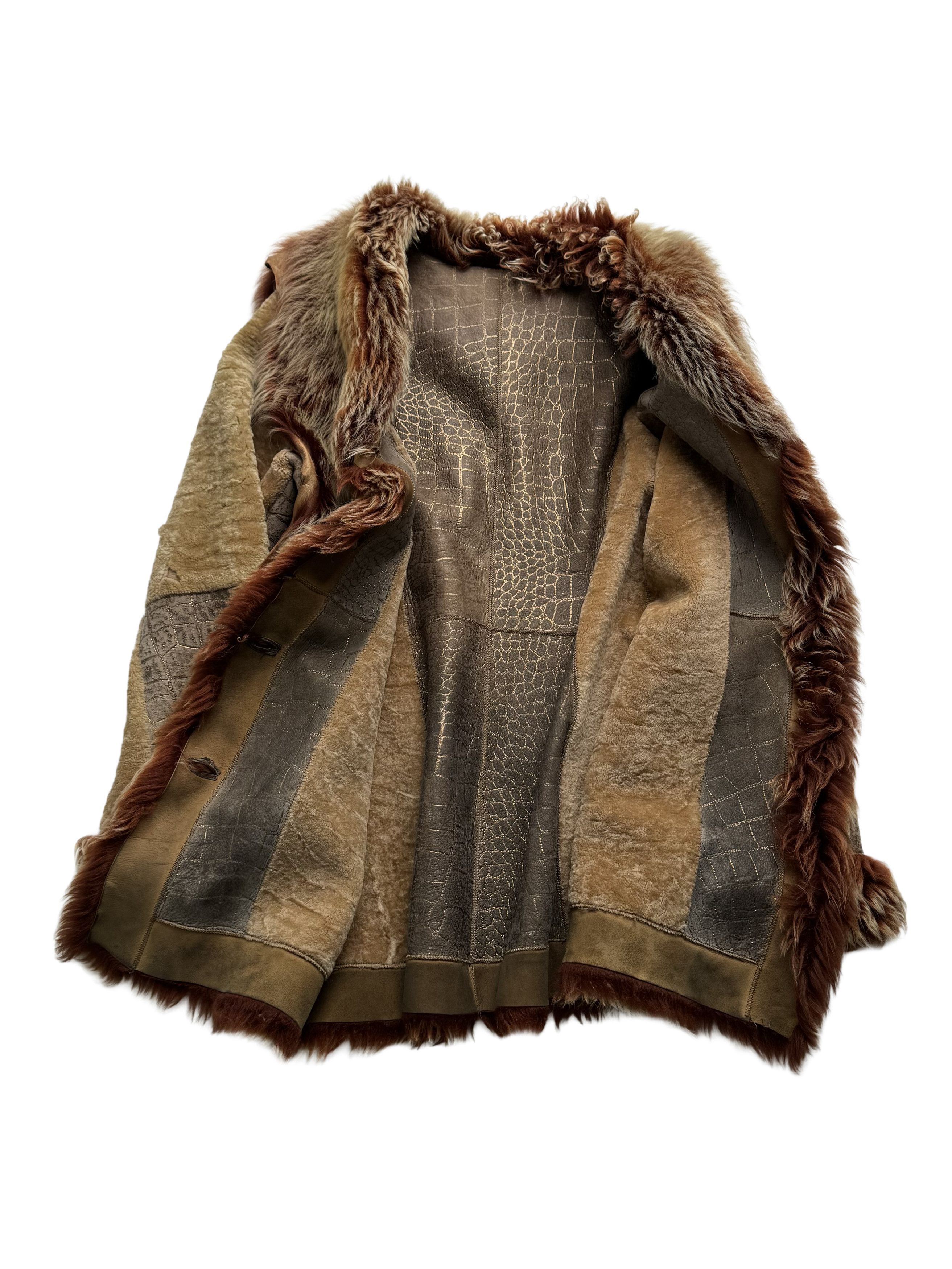 Vintage Vintage Real Sheepskin Coat Size L / US 10 / IT 46 - 15 Thumbnail