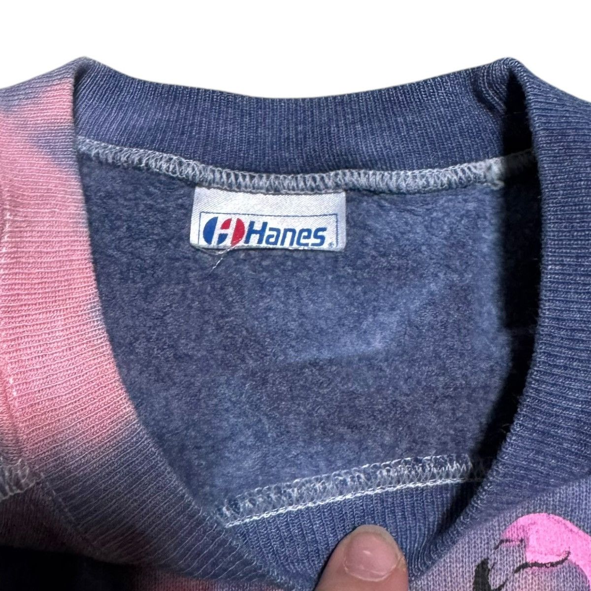 Hanes × Vintage Vintage 80s Florida Flamingo Tye Dye Sweatshirt Adult Small Size US S / EU 44-46 / 1 - 4 Thumbnail