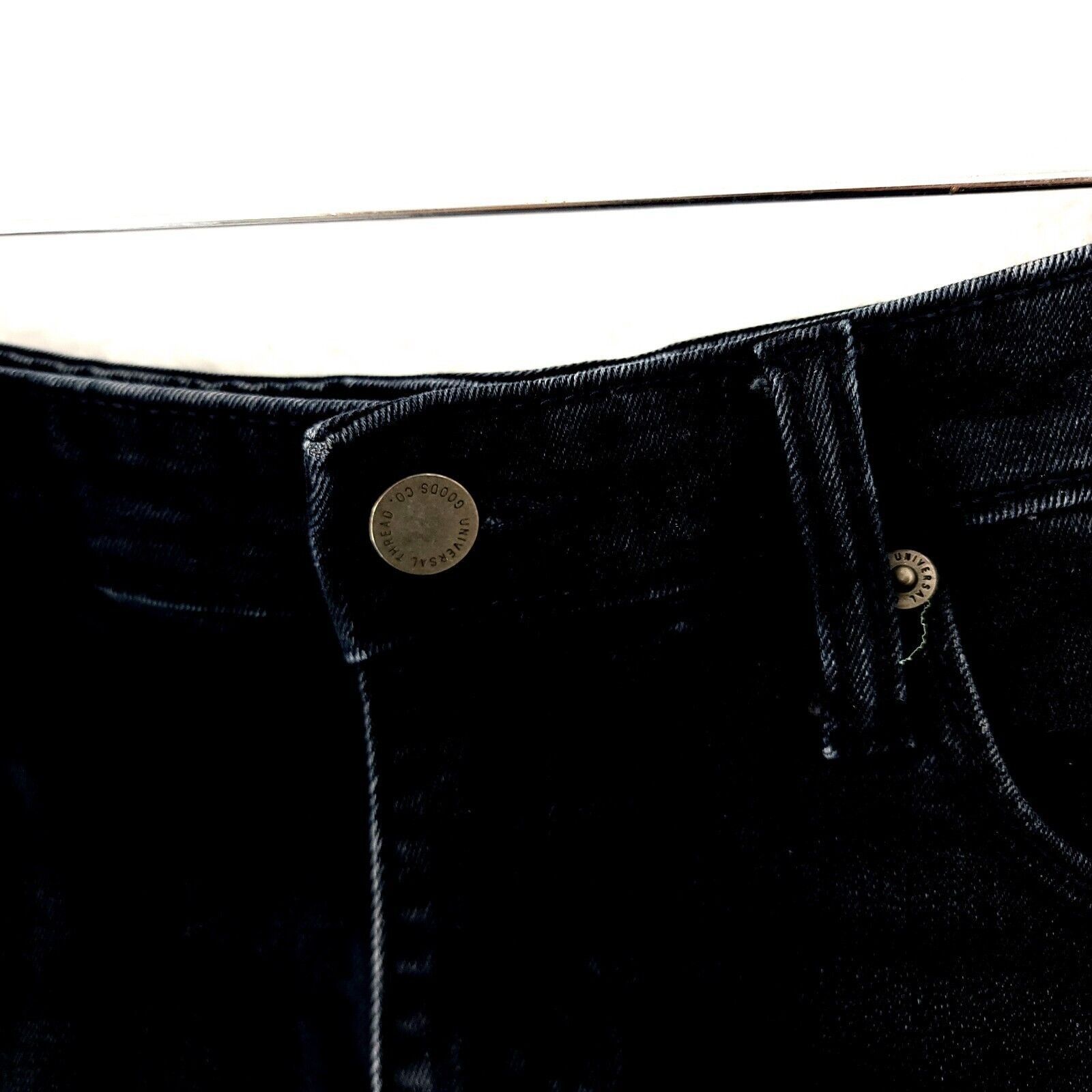 Designer Universal Thread 12/31R Dark Blue High Rise Midi Denim Short Size 32" / US 10 / IT 46 - 2 Thumbnail