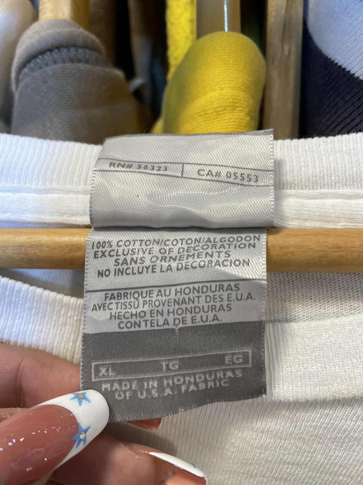 Nike Vintage Nike Spell Out Tee Size US XL / EU 56 / 4 - 4 Thumbnail