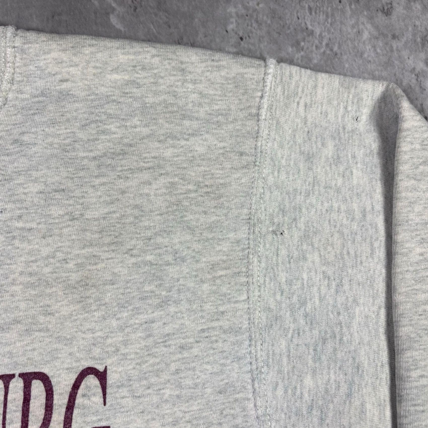 Vintage VINTAGE 90s Bloomsburg University Sweatshirt Gray Pullover Distressed Mens sz Lg Sweatshirt Size US L / EU 52-54 / 3 - 7 Thumbnail