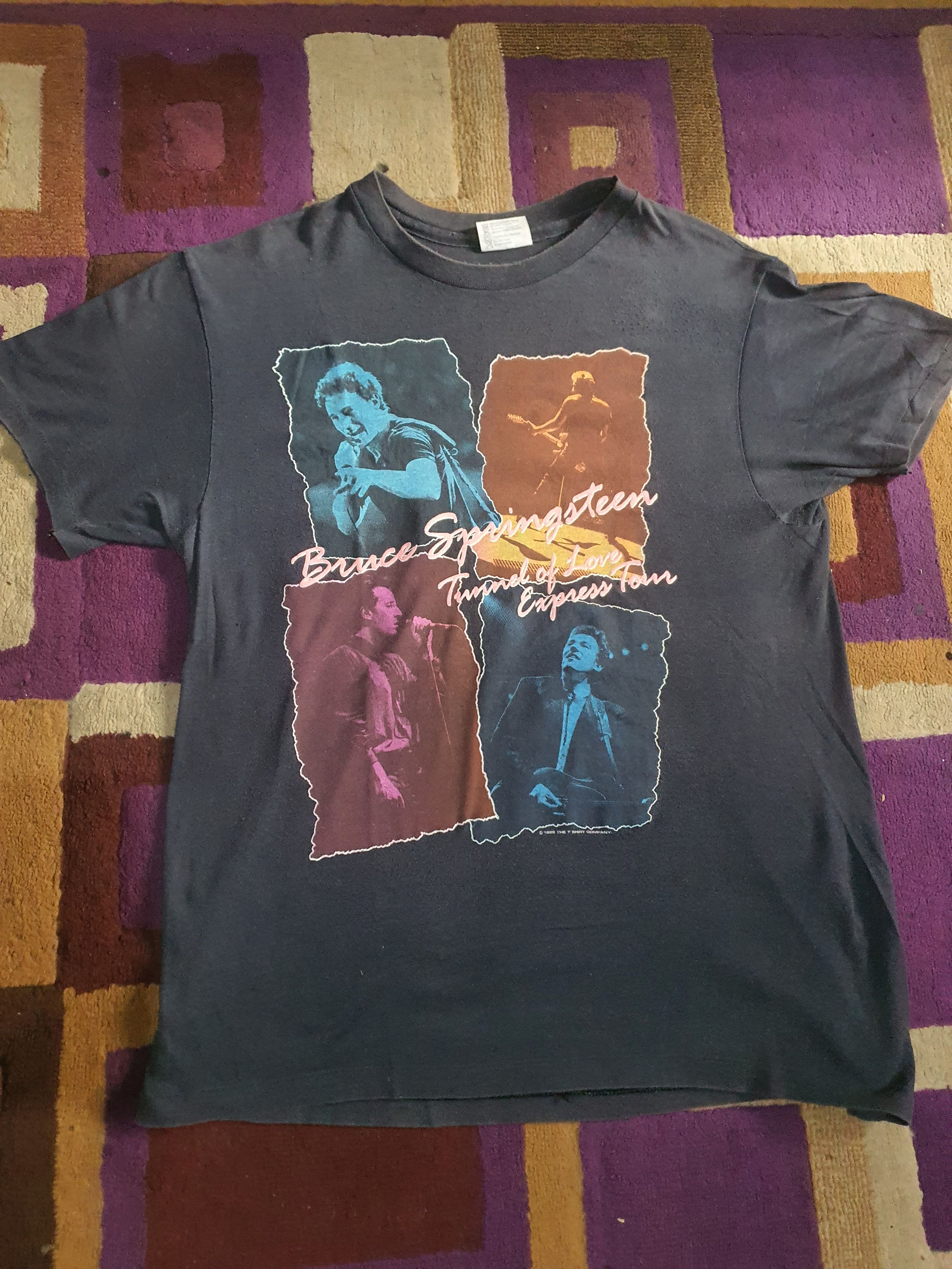 Vintage 🌹BRUCE SPRINGSTEEN 80s " L "🌹 Size US L / EU 52-54 / 3 - 2 Thumbnail