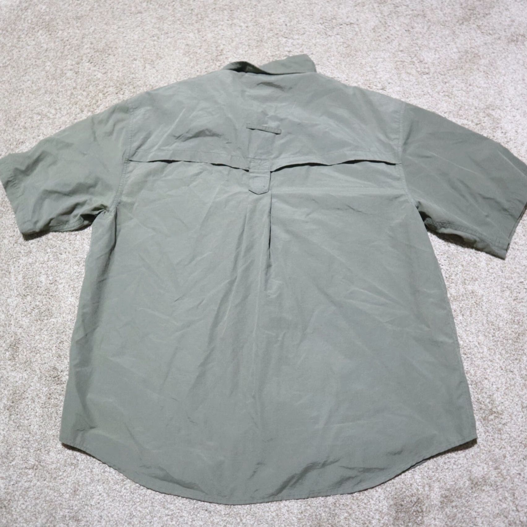 Vintage Marino Bay Shirt Button-Up Casual Men XL Green Plaid Short Sleeve Collared pockets Outdoorsstyle Size US XL / EU 56 / 4 - 7 Thumbnail