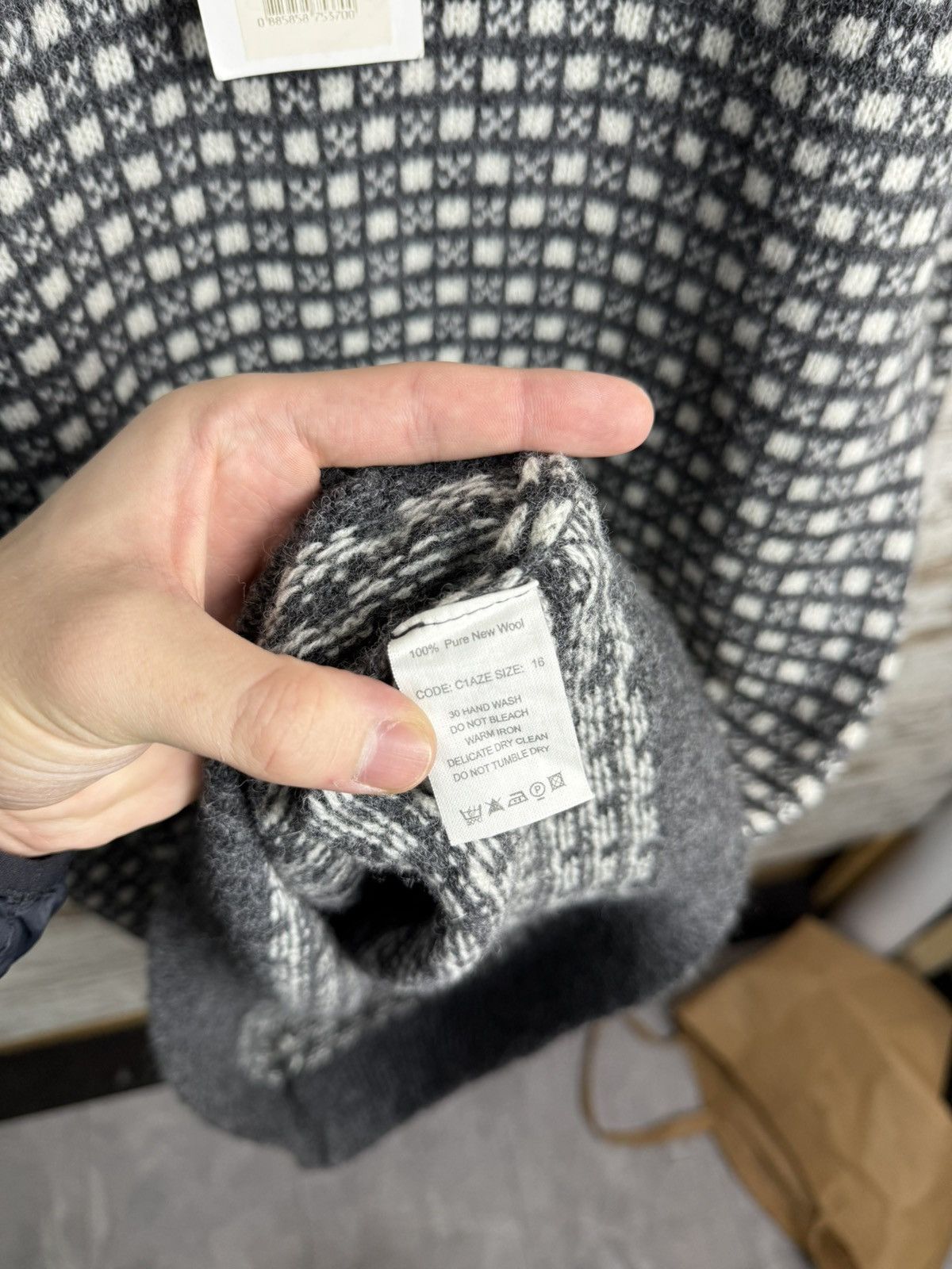 Desigual Toast New Wool Dress Sweater Knitwear Women's Size 16 Size XXL / US 16-18 / IT 52-54 - 9 Thumbnail