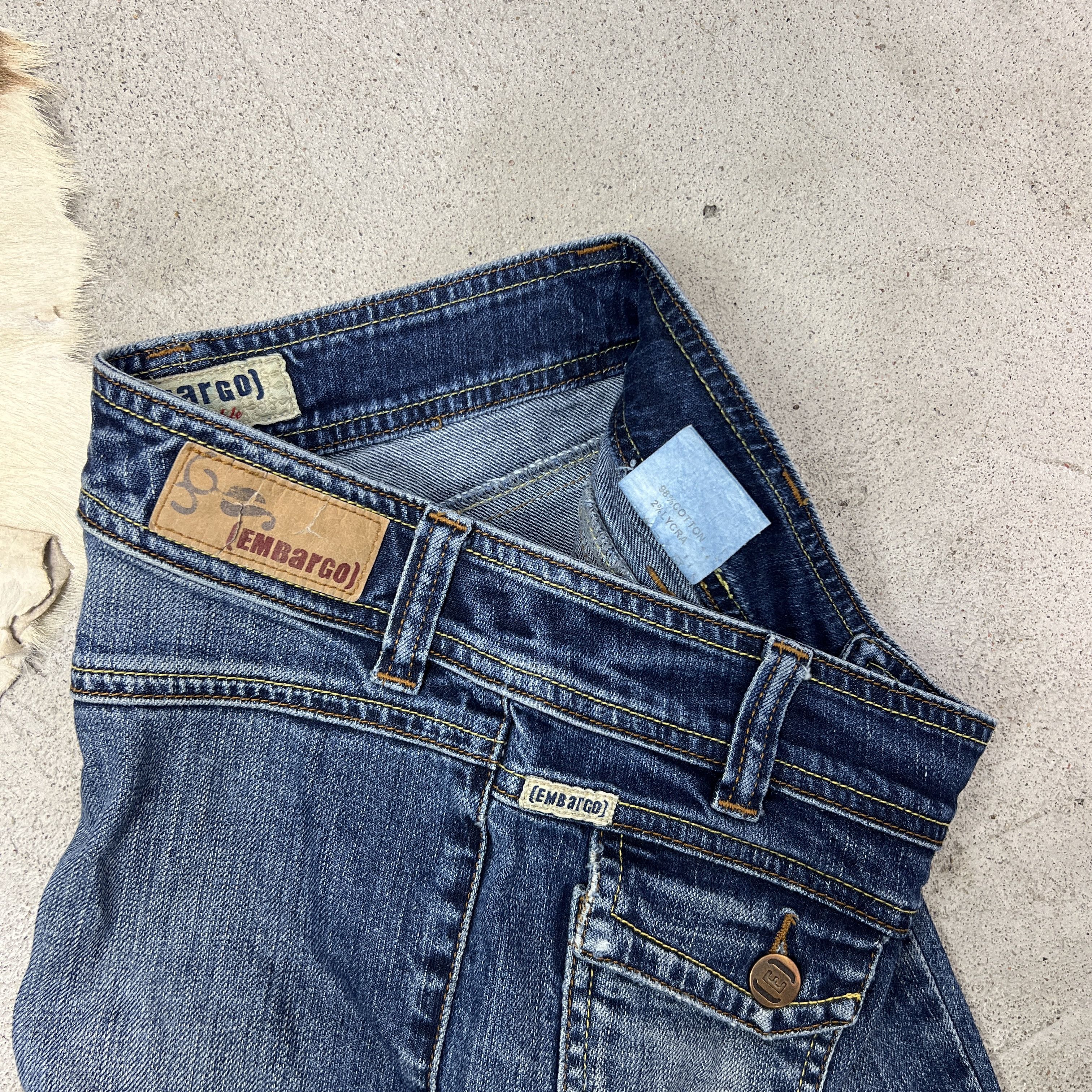 Vintage Vintage Denim Casual Streetwear Flared Jeans Y2K Size 25" / US 0 / IT 36 - 4 Thumbnail